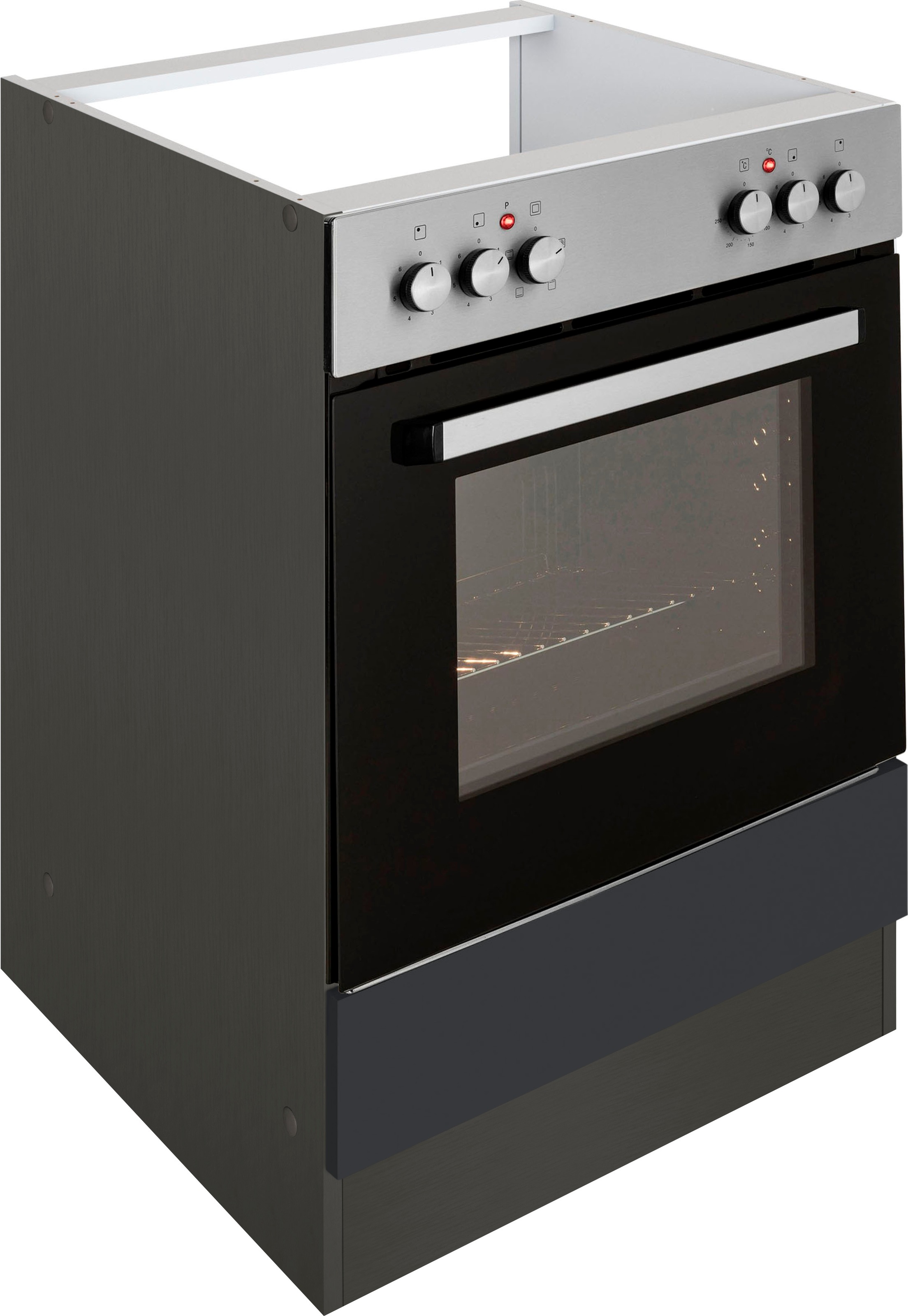 KOCHSTATION Herdumbauschrank »KS-Luhe« 60 cm breit