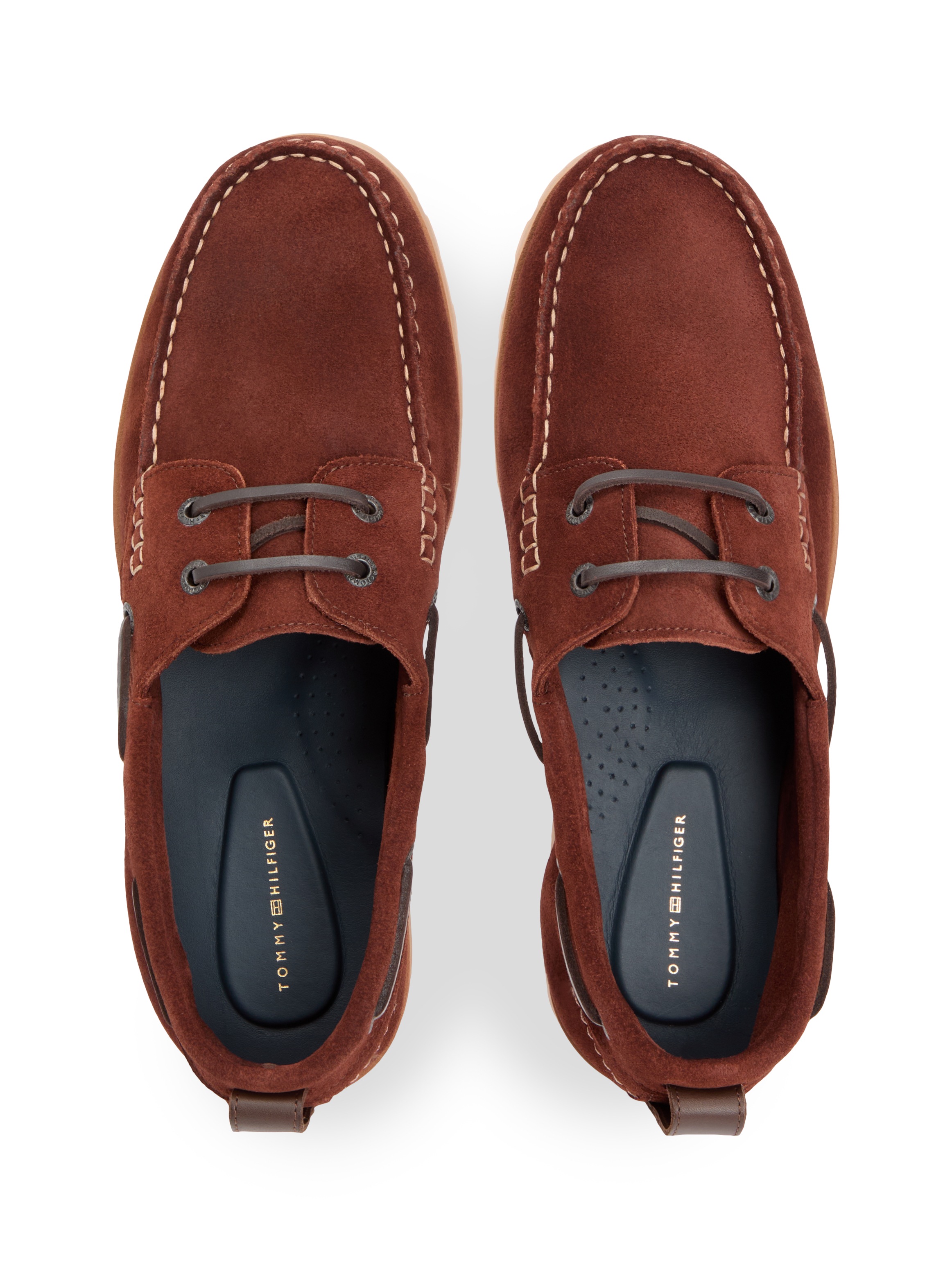 Tommy Hilfiger Bootsschuh »HILIFGER LIGHT SDE BOAT SHOE«  Schnürschuh, Halbschuh mit Durchzügen und Ösen