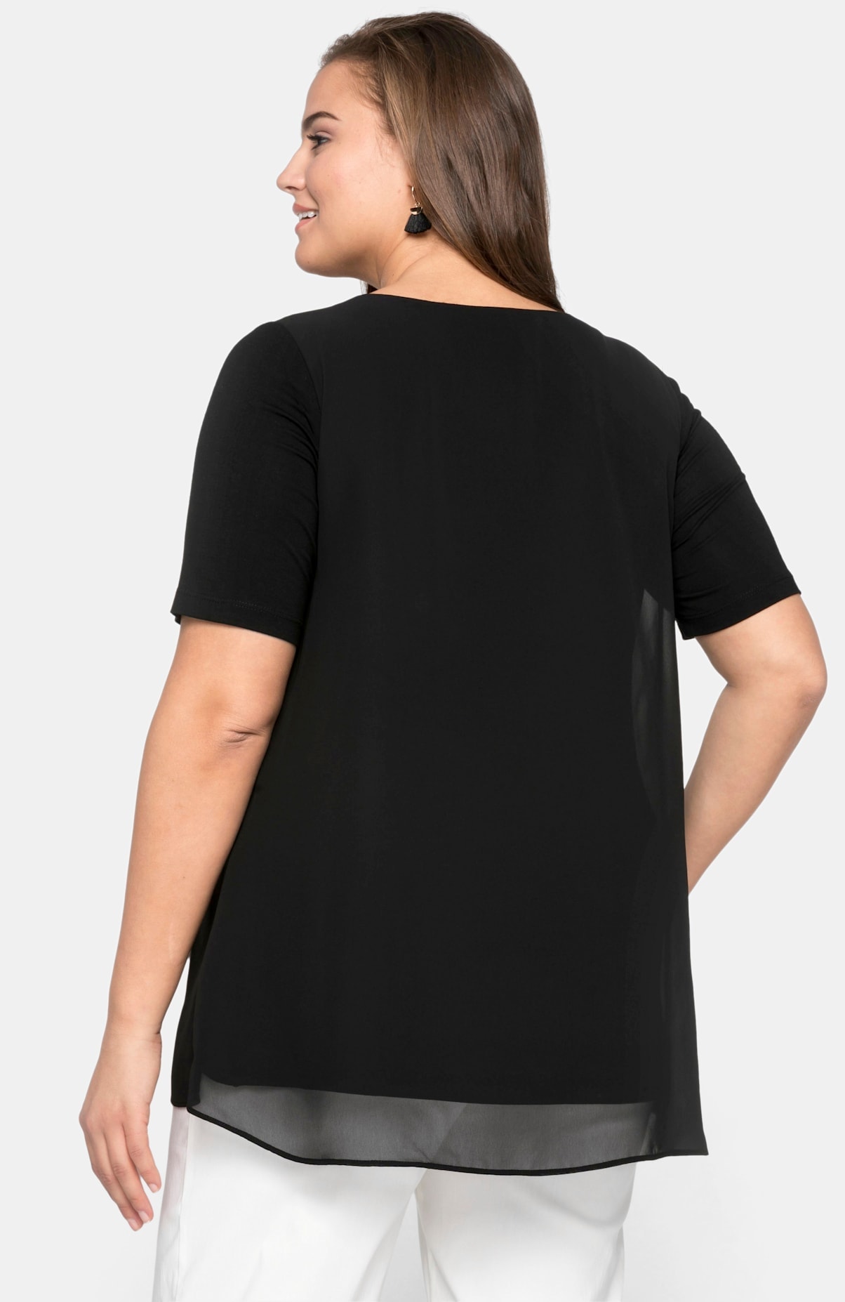 Sheego Blusenshirt »Blusenshirt«, (1 tlg.)
