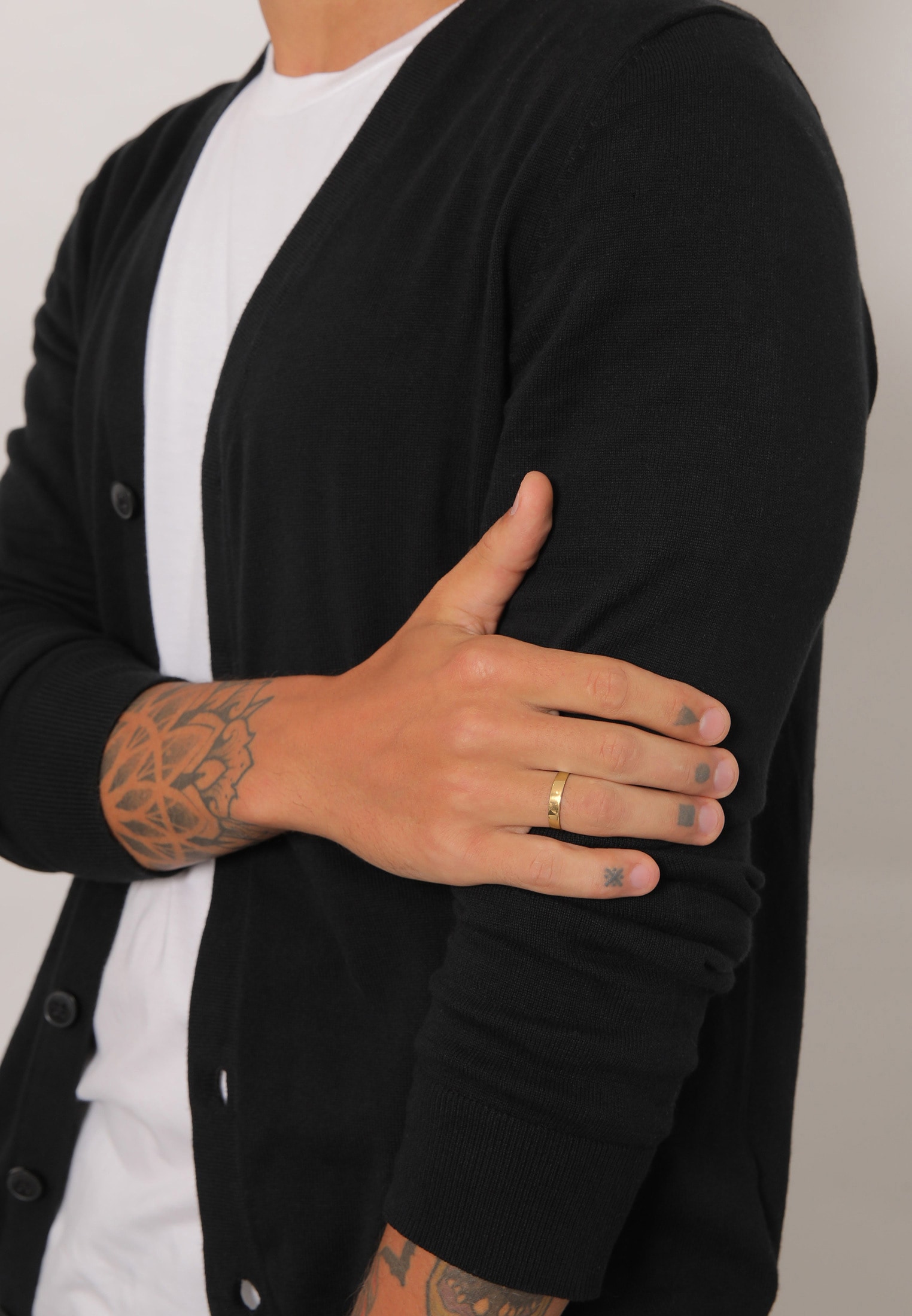 Kuzzoi Silberring »Ring Bandring Herrenring Freundschaftsring 925 Silber«