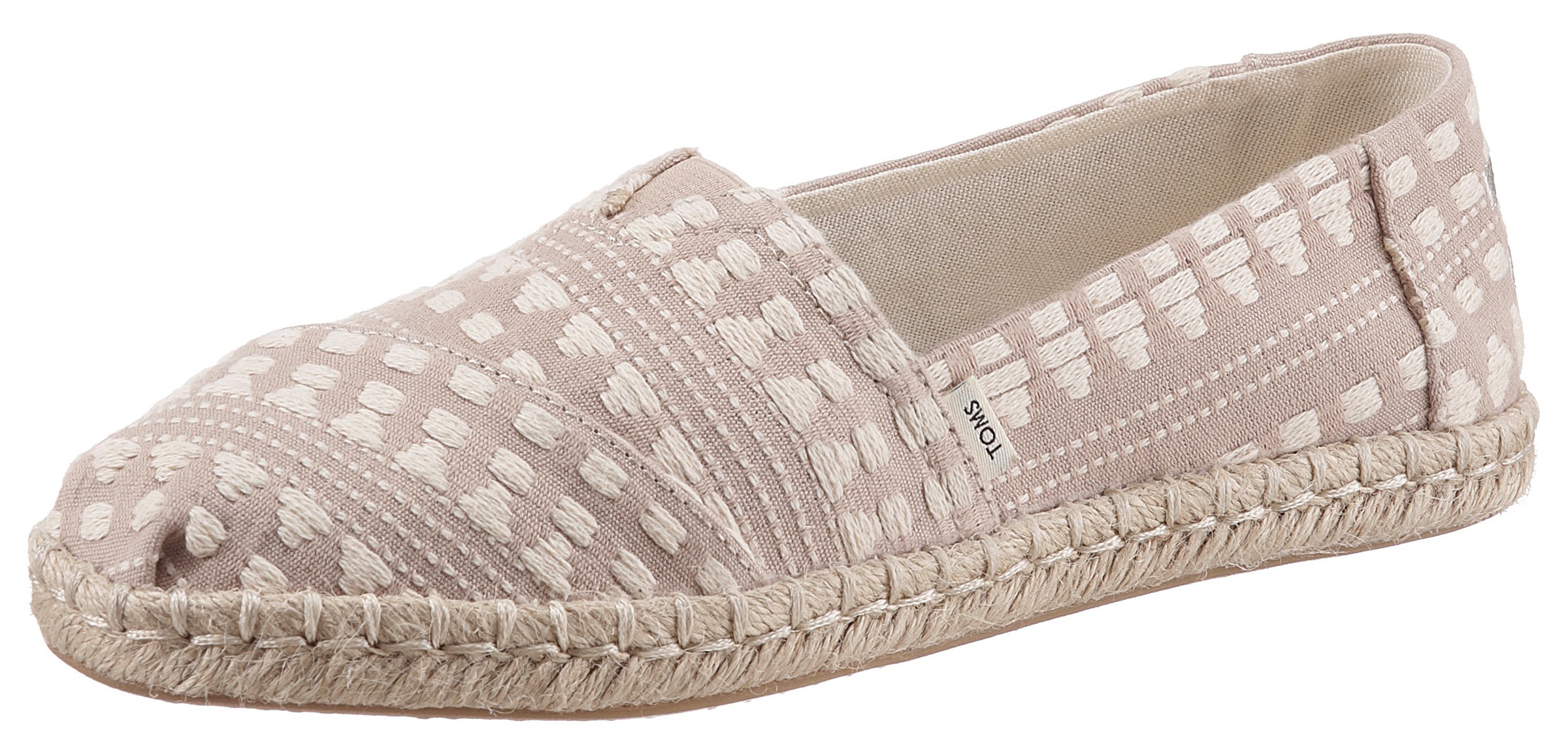 TOMS Espadrille »ALPARGATA ROPE«, mit aufwendigen Stick-Muster