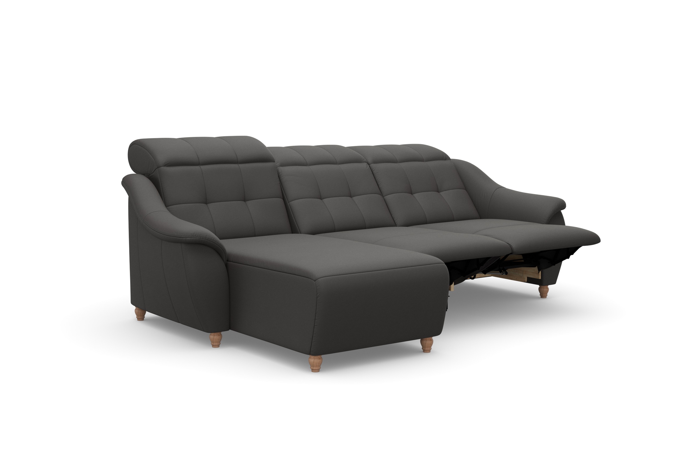 Home affaire Ecksofa »Boston L-Form«, (2 St.), Kopfteilverstellung an jeder Sitzfläche, wahlweise Relaxfunktion