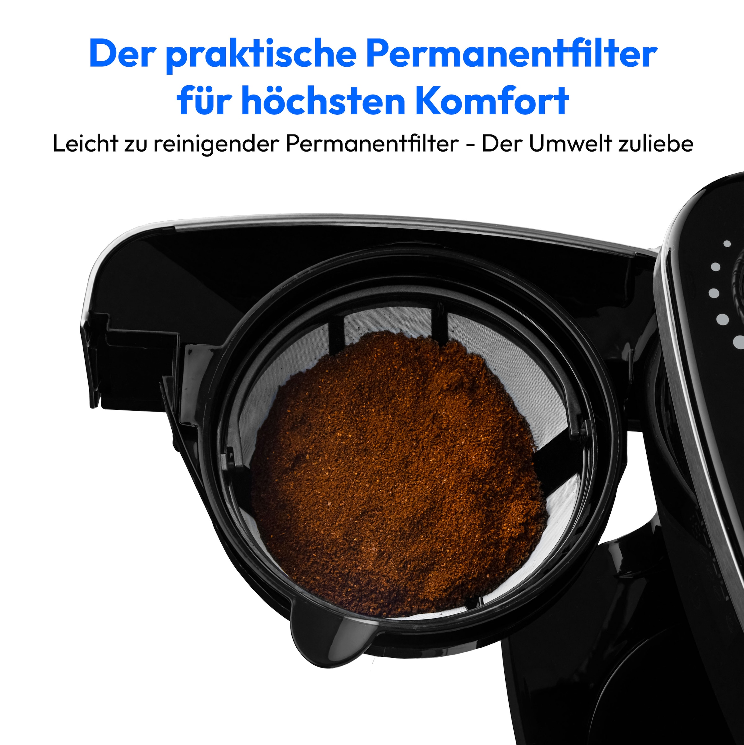 Medion® Filterkaffeemaschine »MD 19911, 8 Mahlstufen, 1 L Wassertank, Thermoskanne, Timerfunktion«, Permanentfilter, Tropfstopp, automatische Abschaltung