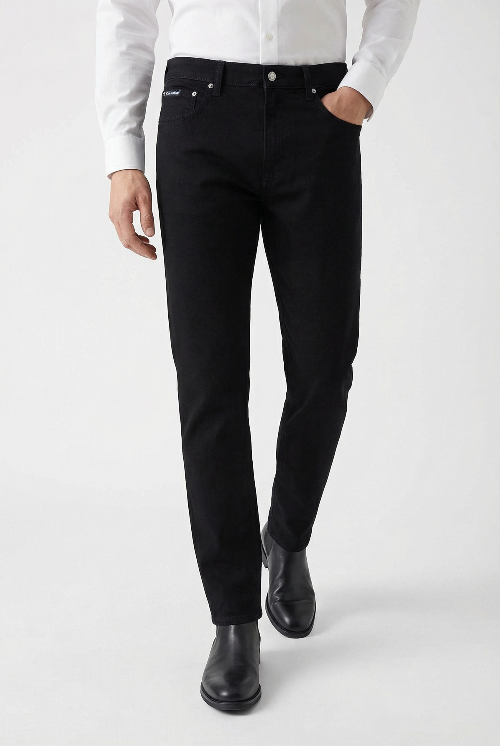 Calvin Klein Jeans Slim-fit-Jeans »SLIM TAPER« mit Markenlabel