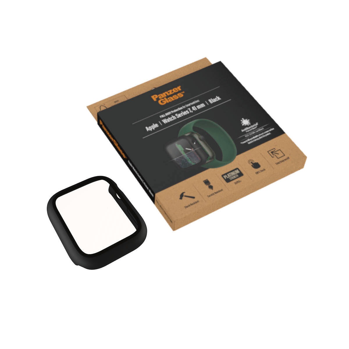 PanzerGlass Displayschutzglas »Full Body«, für Apple Watch 7 41mm-Apple Watch 8 41mm, passend für Apple Watch 7, 8 Series 41mm
