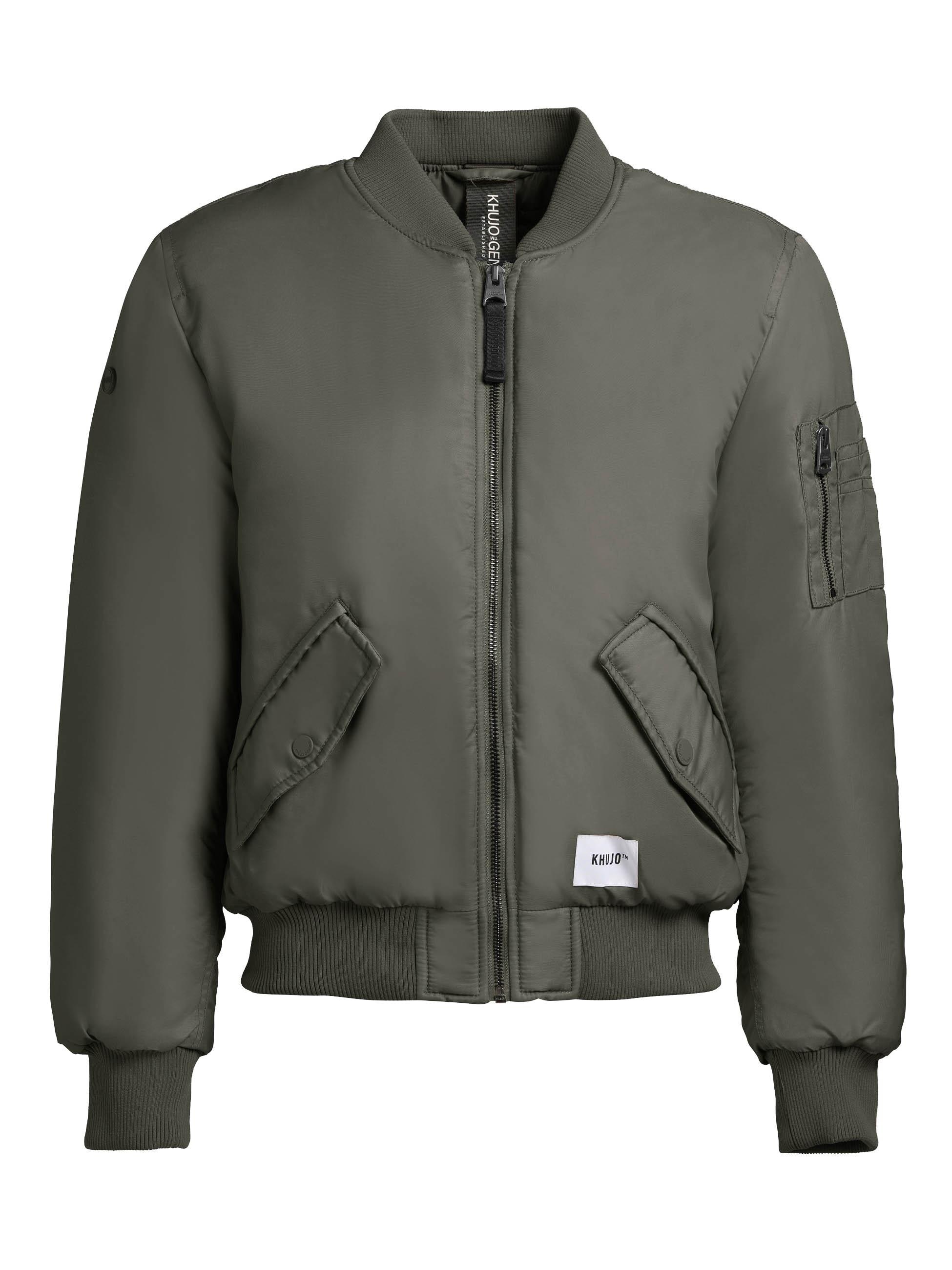 khujo Bomberjacke »Bomberjacke Kasia« ohne Kapuze Modische kurze Damen Winterjacke