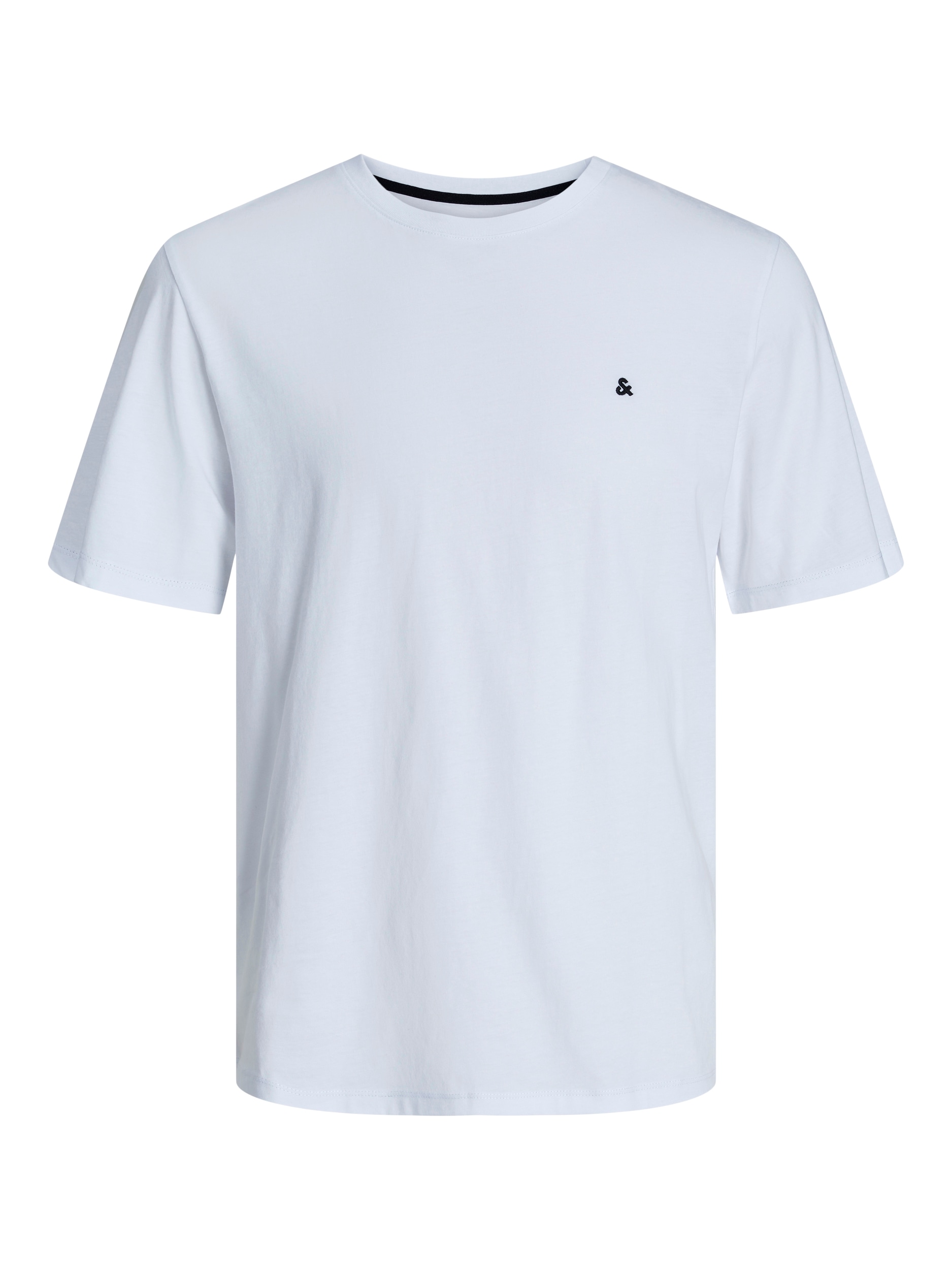 Jack & Jones Rundhalsshirt »JJEPAULOS TEE SS CREW NECK NOOS«, mit Logo Stickerei