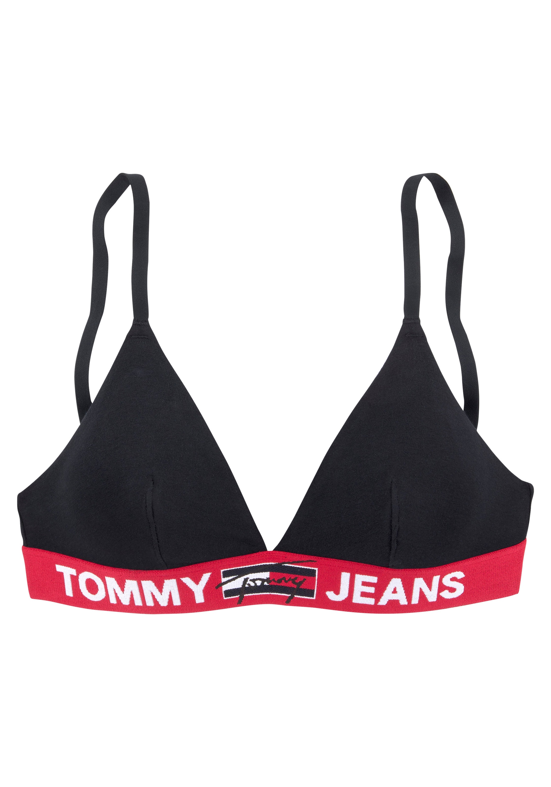 Tommy Hilfiger Underwear Triangel-BH »TRIANGLE BRALETTE UNLINED«, mit Tommy Hilfiger Logo-Schriftzug auf dem Elastiktape