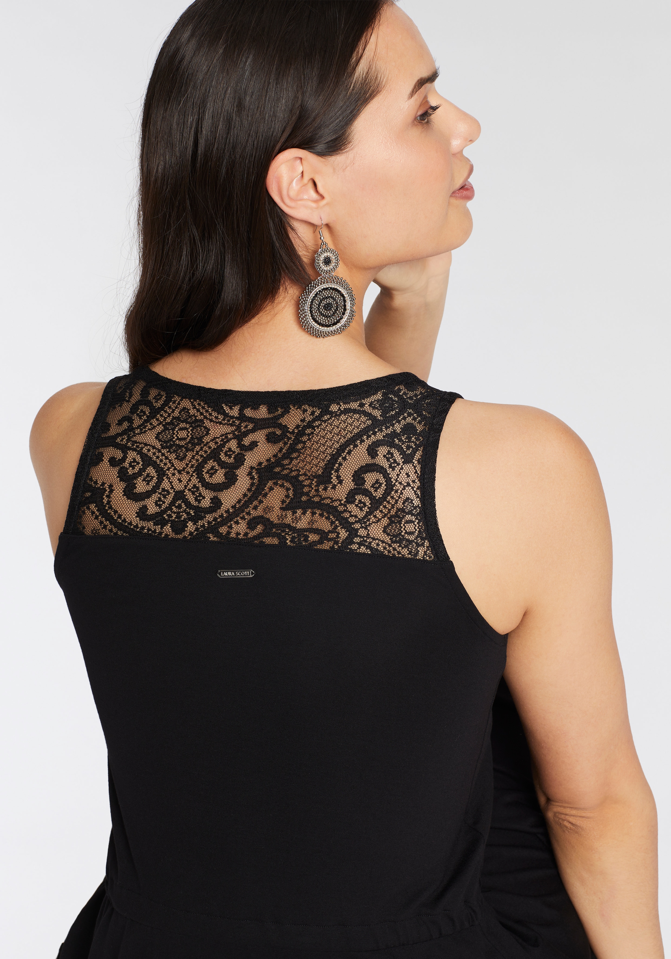 Laura Scott Sommerkleid, mit Spitzenpasse