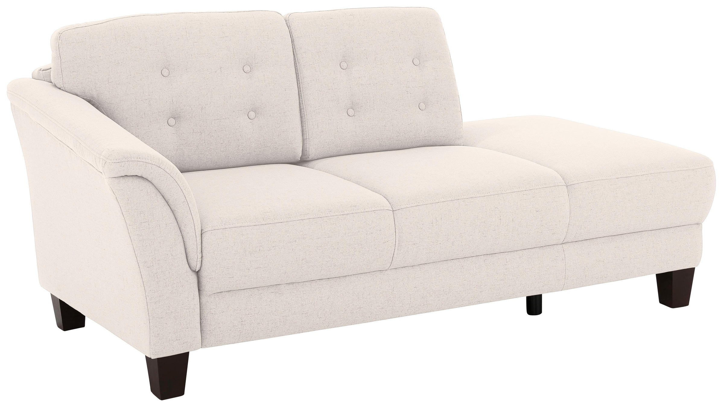 Home affaire Recamiere »Trondheim« freistehend, mit Federkern, Knopfheftung im Rücken, Füße Buche