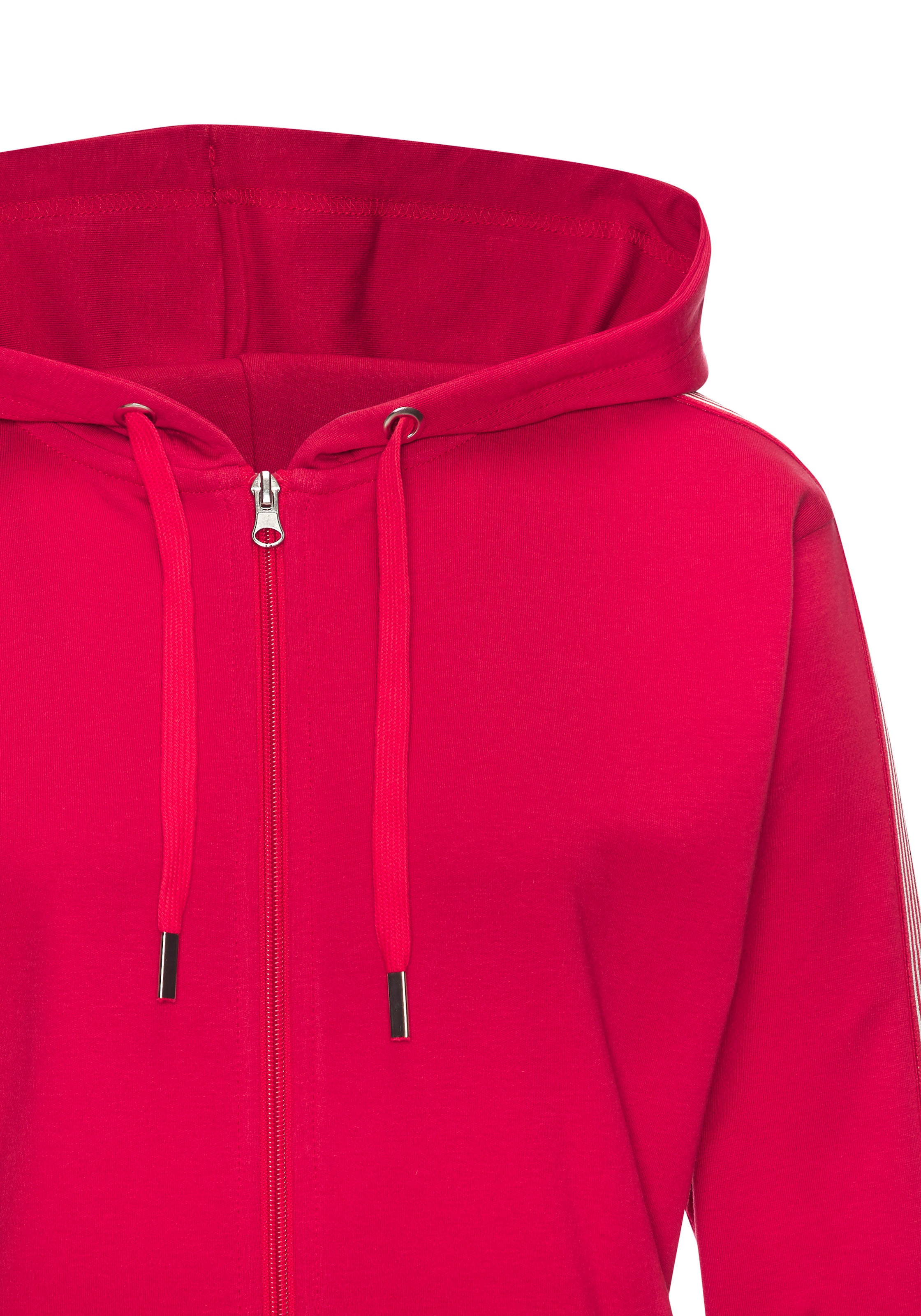 H.I.S Kapuzensweatjacke mit seitlichem Tapestreifen