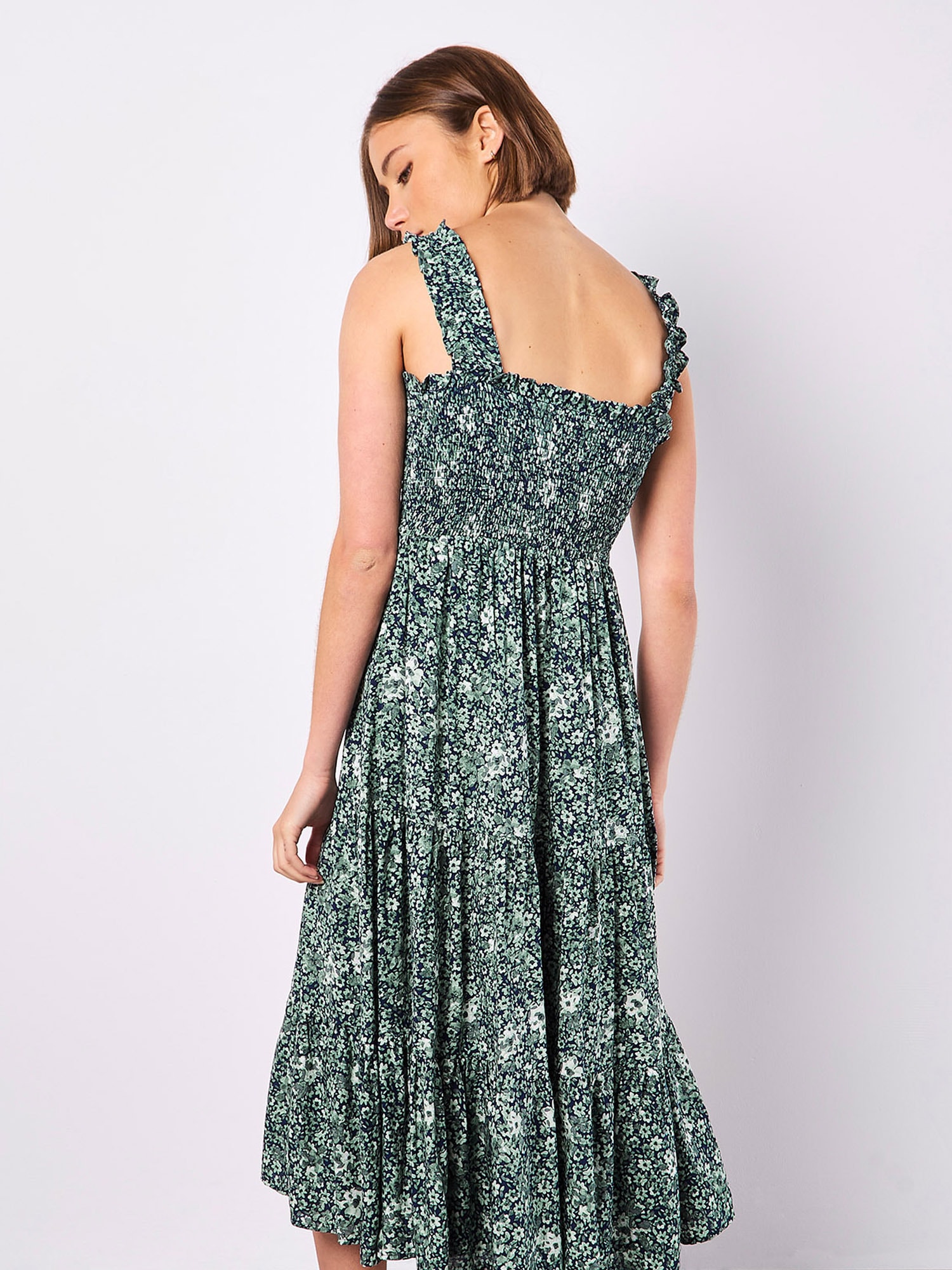 Apricot Midikleid »Midikleid« mit floralem Muster