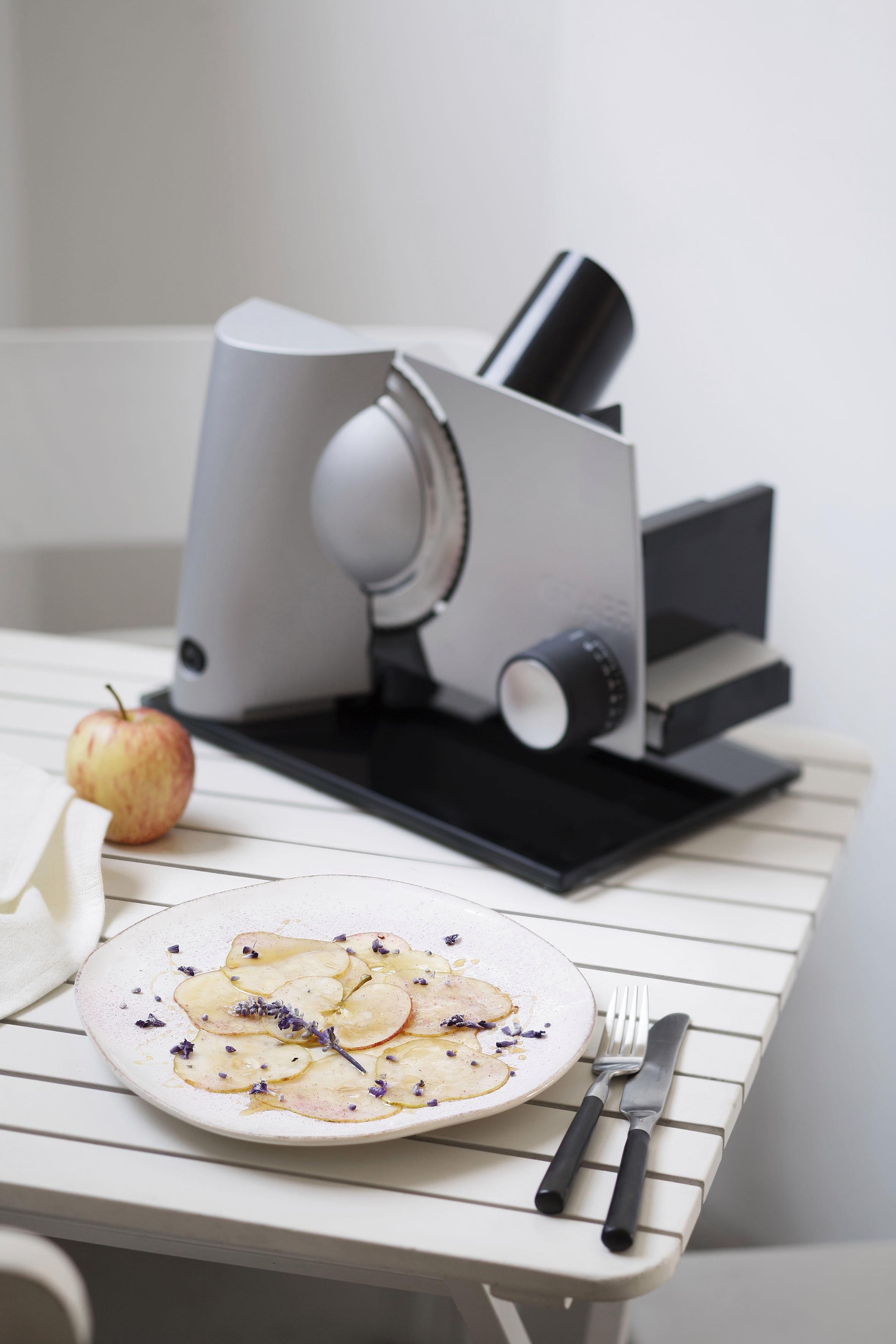 Graef Allesschneider »SLICED KITCHEN SKS S32000« 170 W Vollmetallgehäuse mit Glasbodenplatte