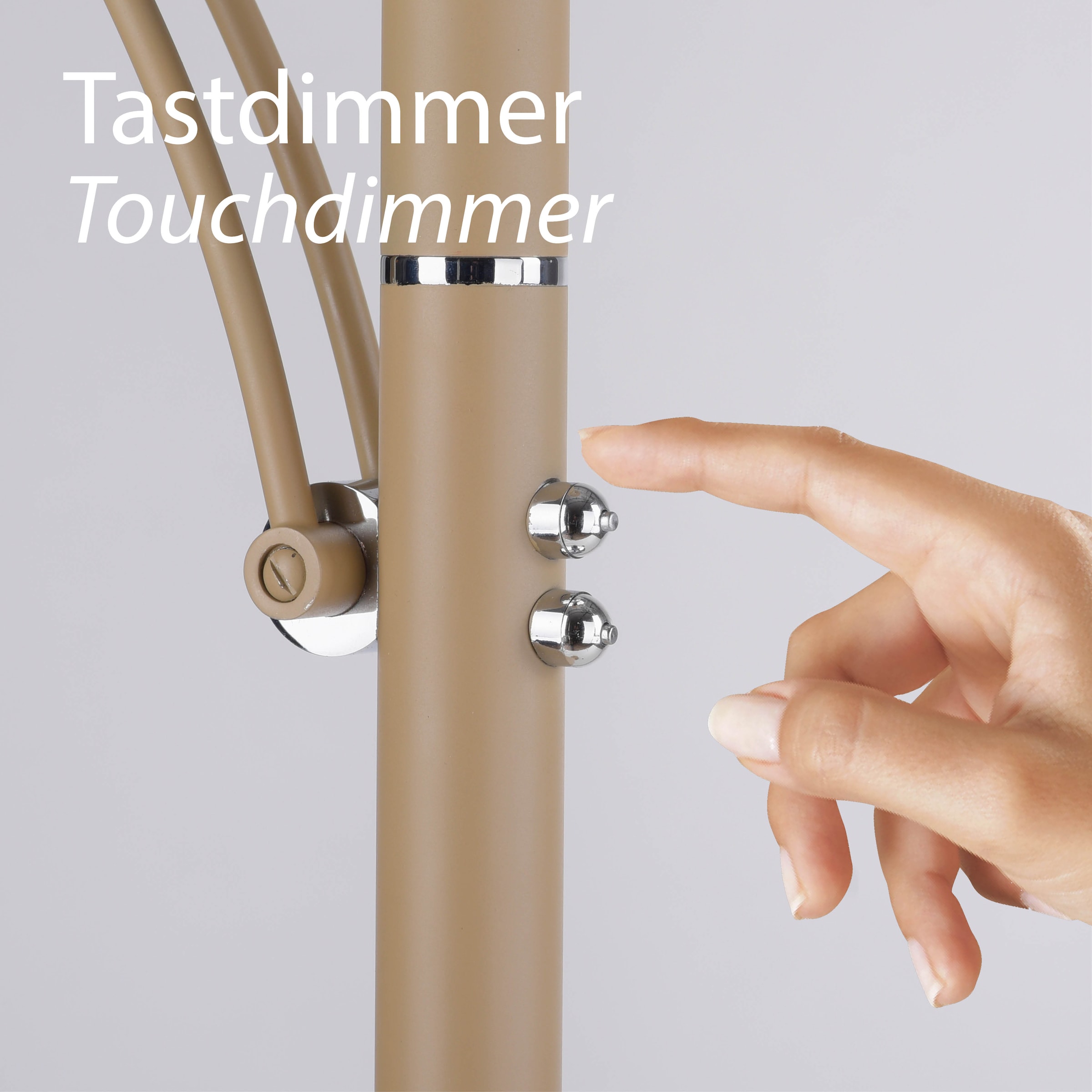 Paul Neuhaus LED Deckenfluter »ARTUR« LED-Board 1 Stk. warmweiß - kaltweiß Tastdimmer, Memoryfunktion, CCT-Farbtemperatursteuerung 2700-5000K