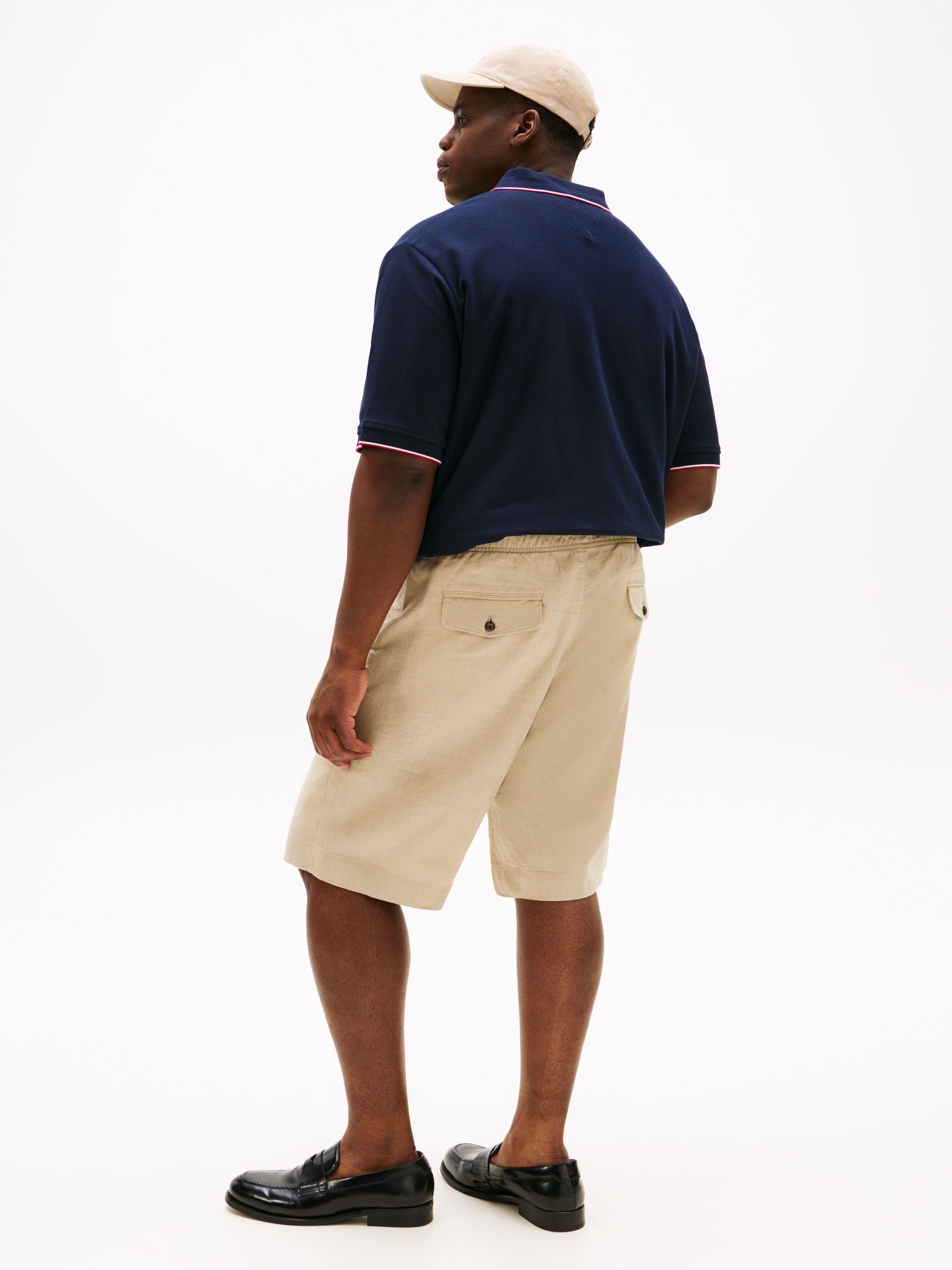 Tommy Hilfiger Big & Tall Shorts »BT-BROOKLYN PO LINEN SHORT-B«, Große Größen