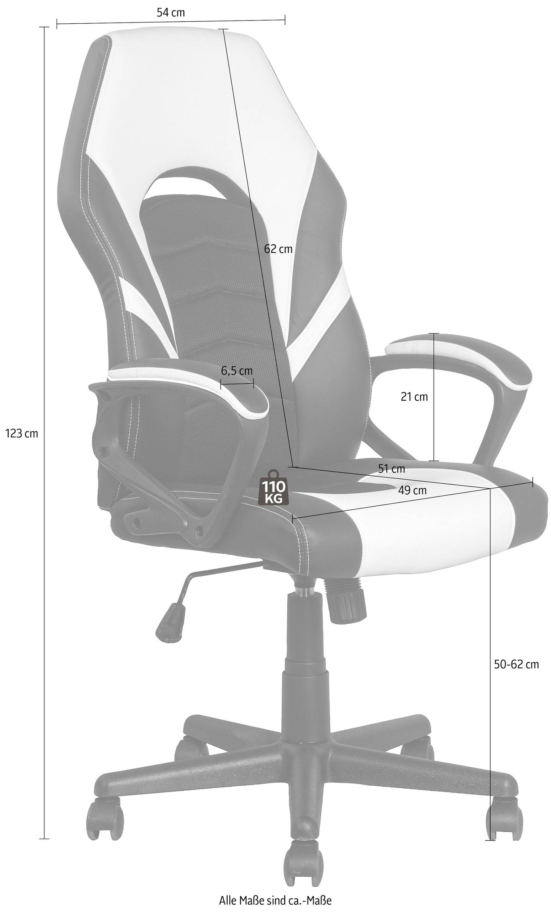 Homexperts Chefsessel »Friends«, Kunstleder, Moderne Optik, Gaming Chair