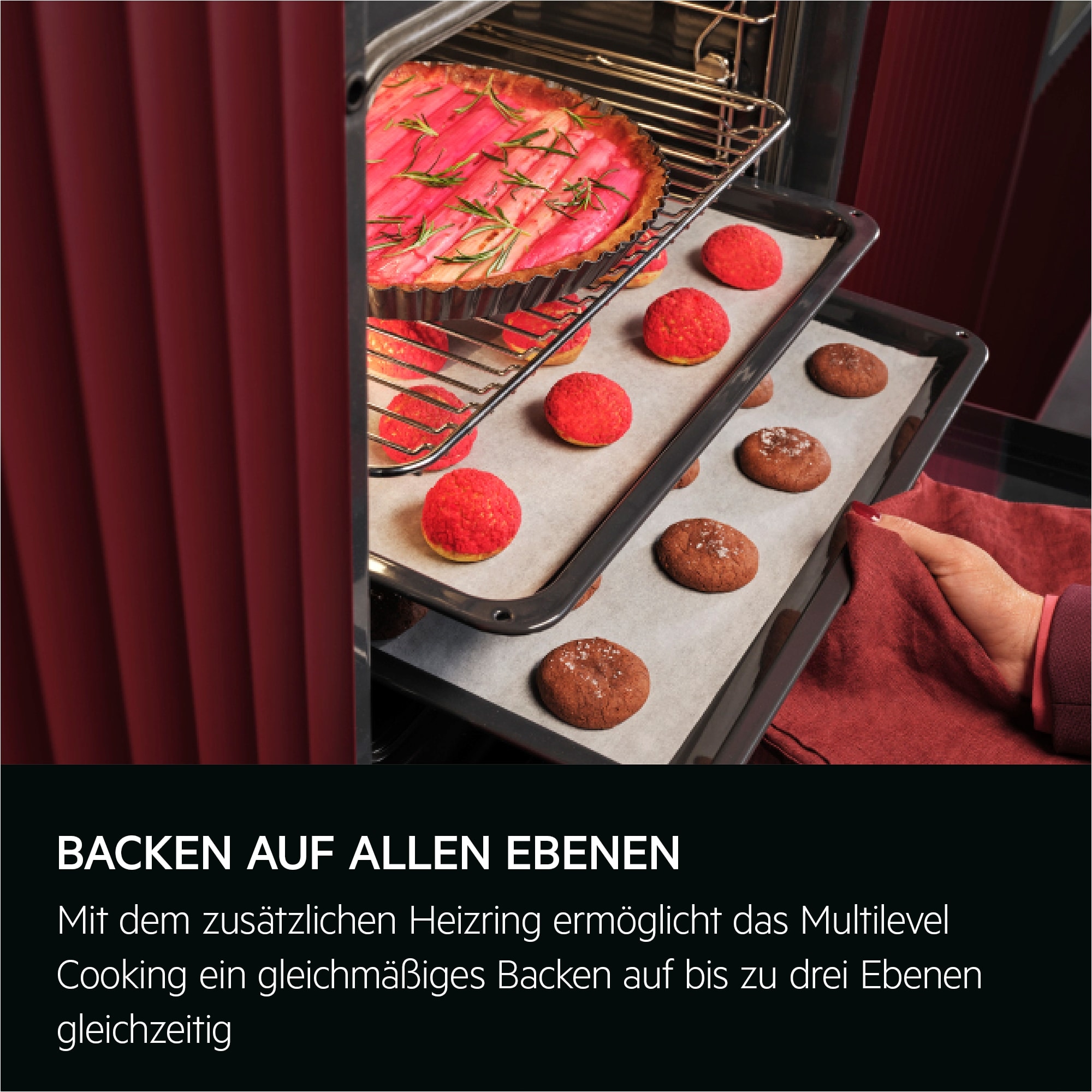 AEG Pyrolyse Backofen »OU5PB40WSM« mit Pyrolyse-Selbstreinigung Autarker Backofen mit Touch-Display – 45 Programme für jede Kochidee