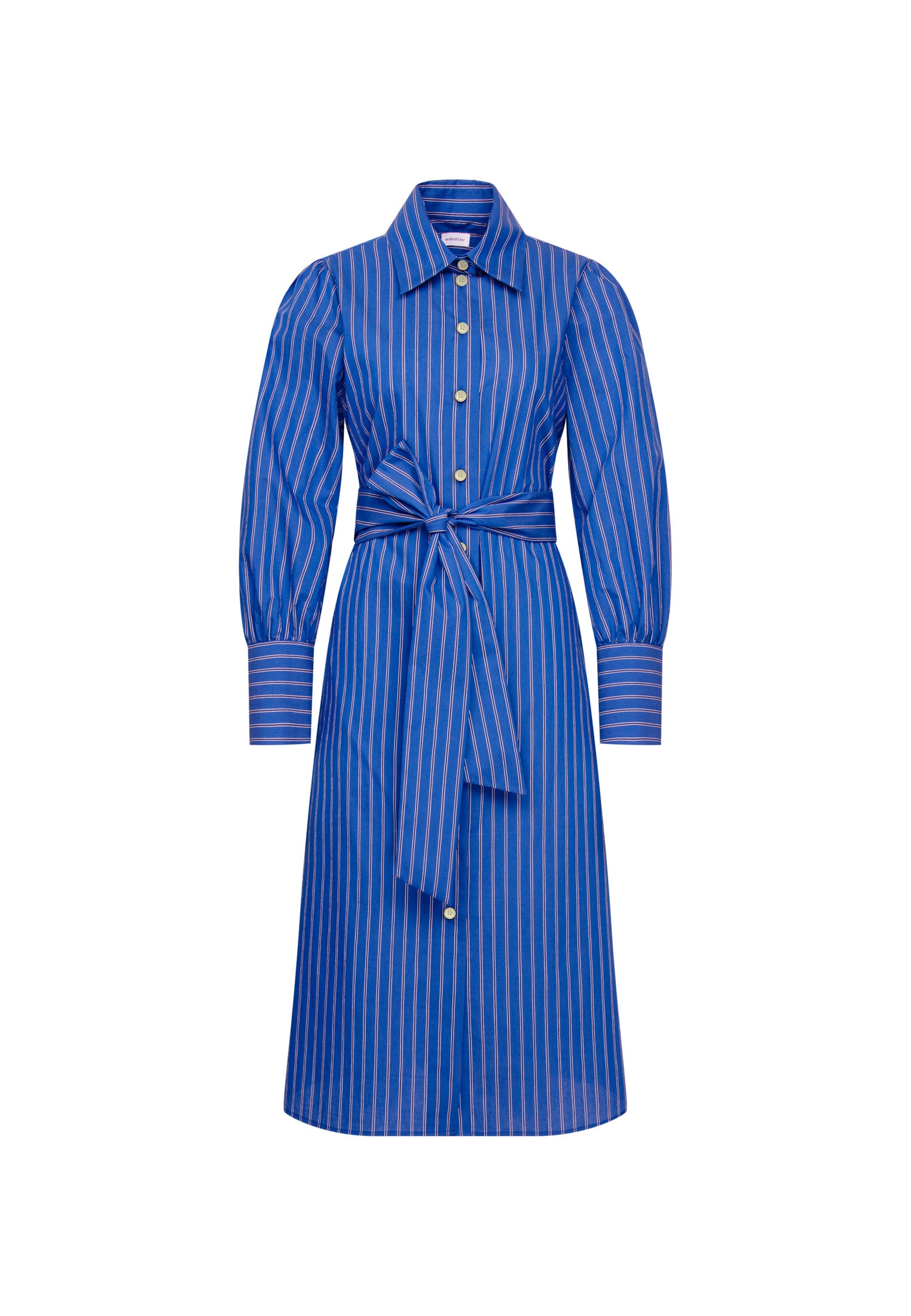 seidensticker Sommerkleid 1/1 Kragen Gestreift