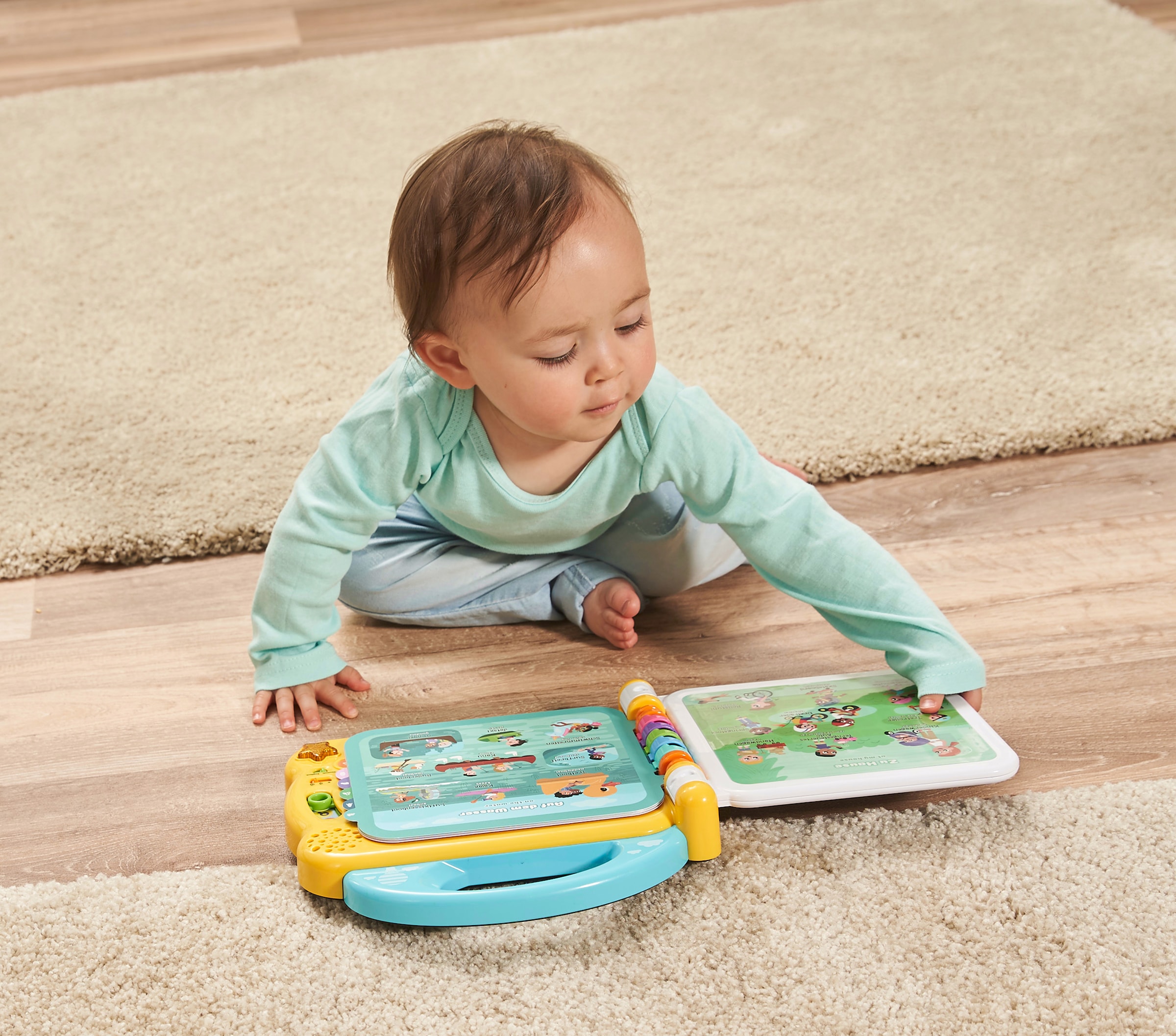 Vtech® Bilderbuch »VtechBaby, Mein 100-Wörter-Buch: Fahrzeuge & Fortbewegungsmittel«, mit Sound
