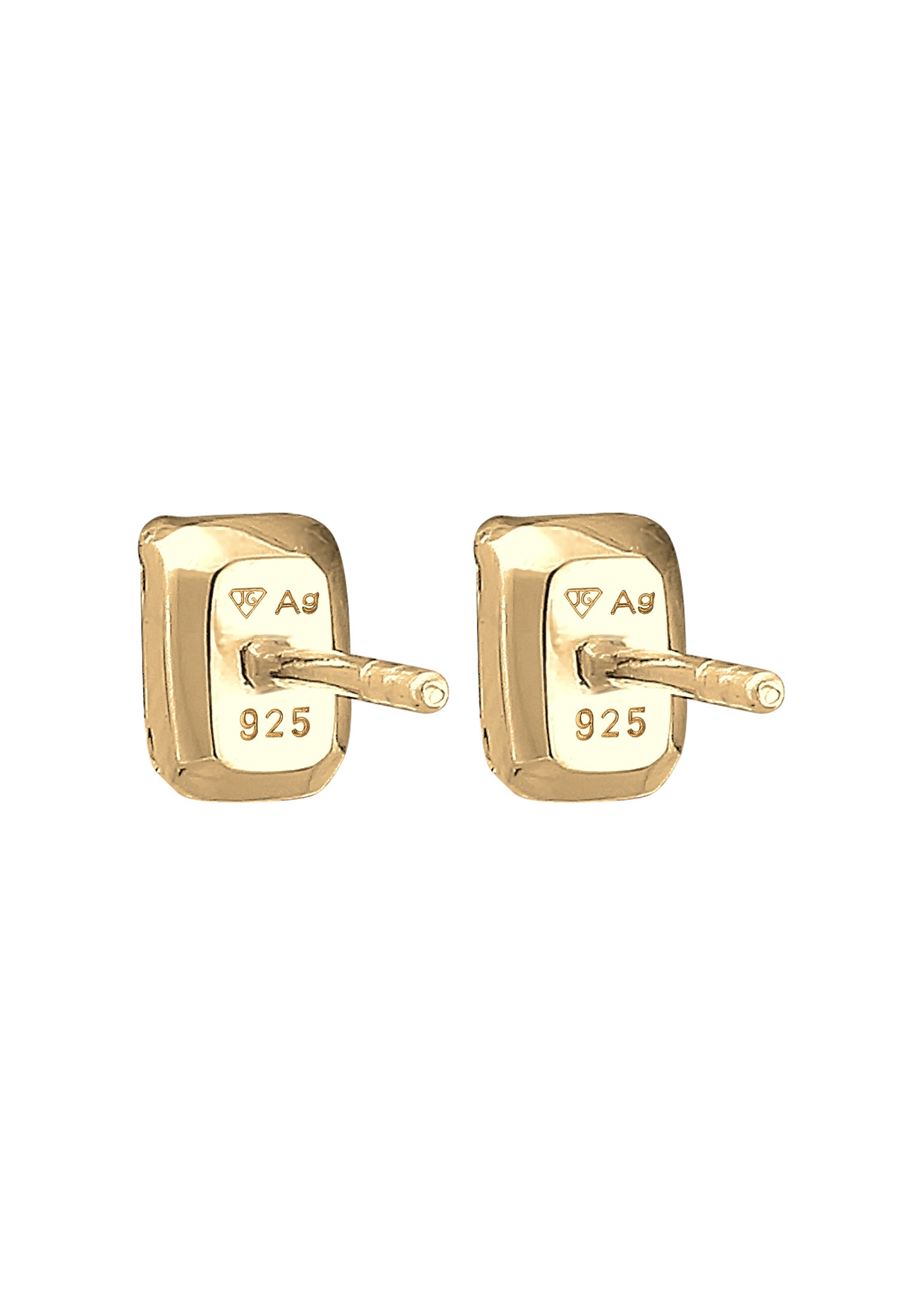 Elli Paar Ohrstecker »Ohrringe Rechteck Kristalle Geo Style 925er Silber«