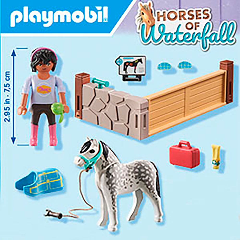 Playmobil® Konstruktions-Spielset »Pferde-Therapeutin (71497), Horses of Waterfall« Made in Europe