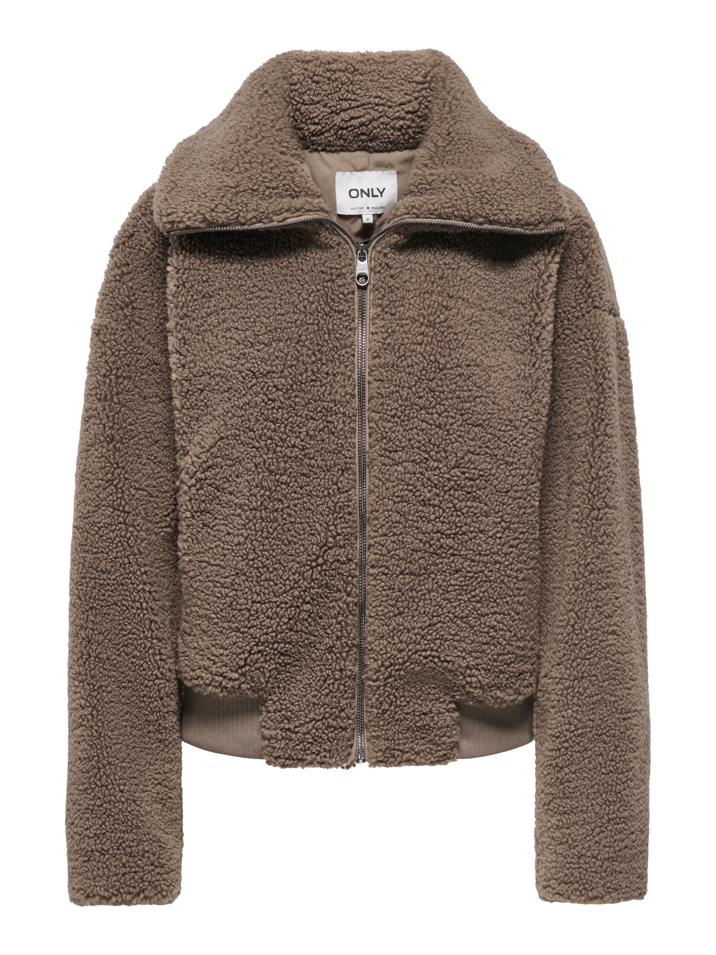 ONLY Plüschjacke »ONLADELE TEDDY BOMBER JACKET OTW« Kunstfaser, Teddyplüsch-Qualität