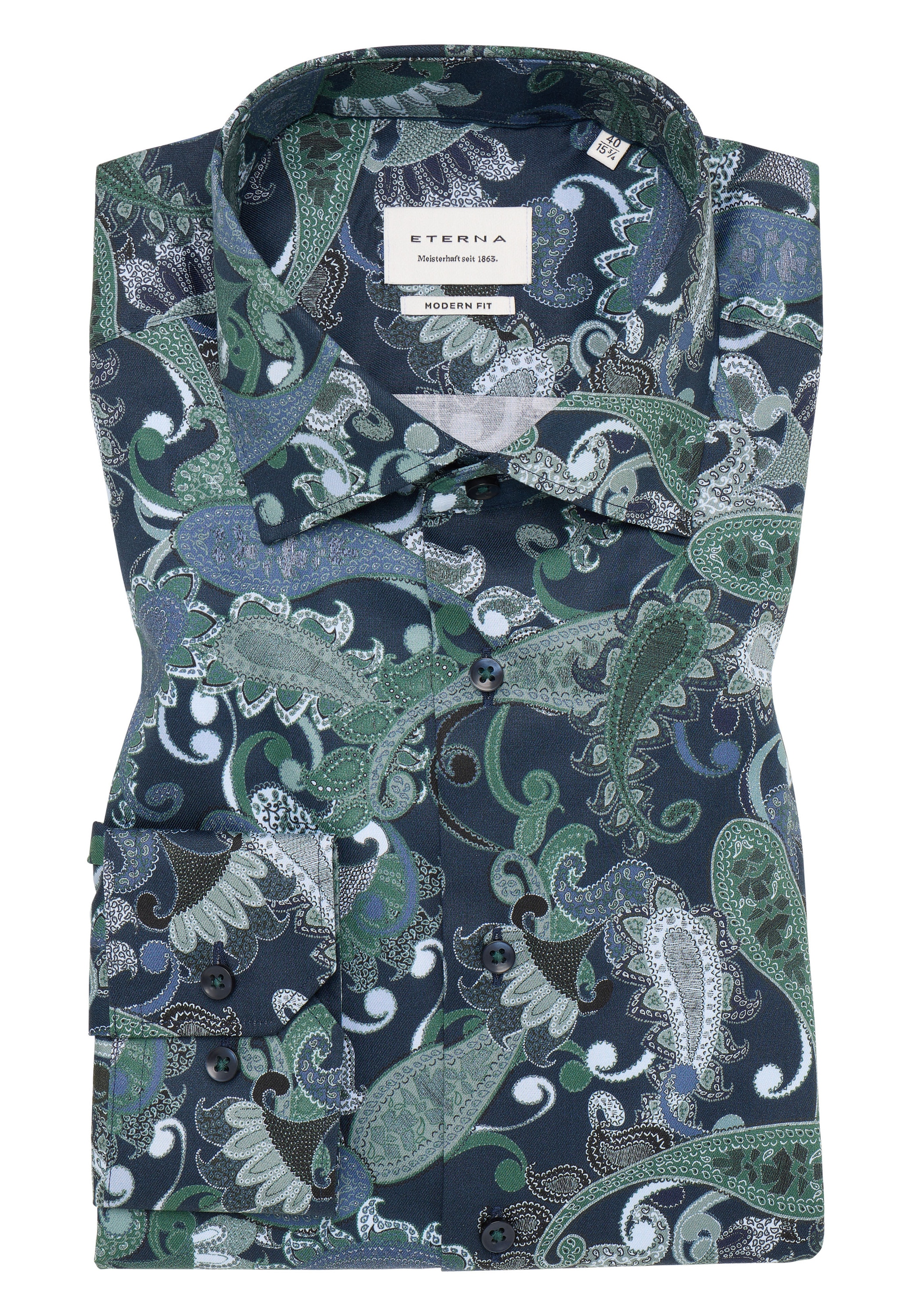 Eterna Langarmhemd »MODERN FIT« NON IRON (bügelfrei)