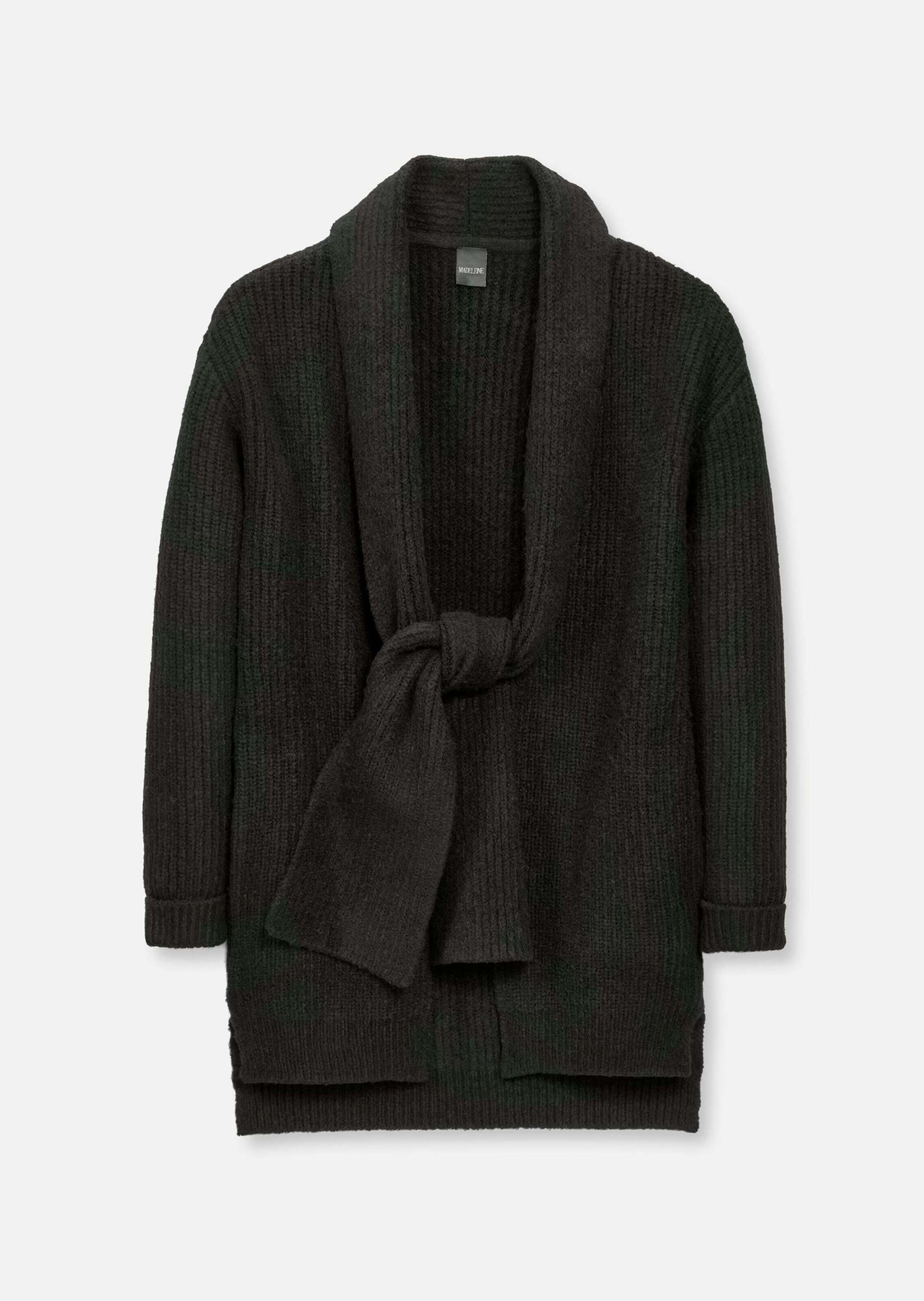 MADELEINE Strickjacke »Strickjacke Lange Strickjacke mit Glanz«