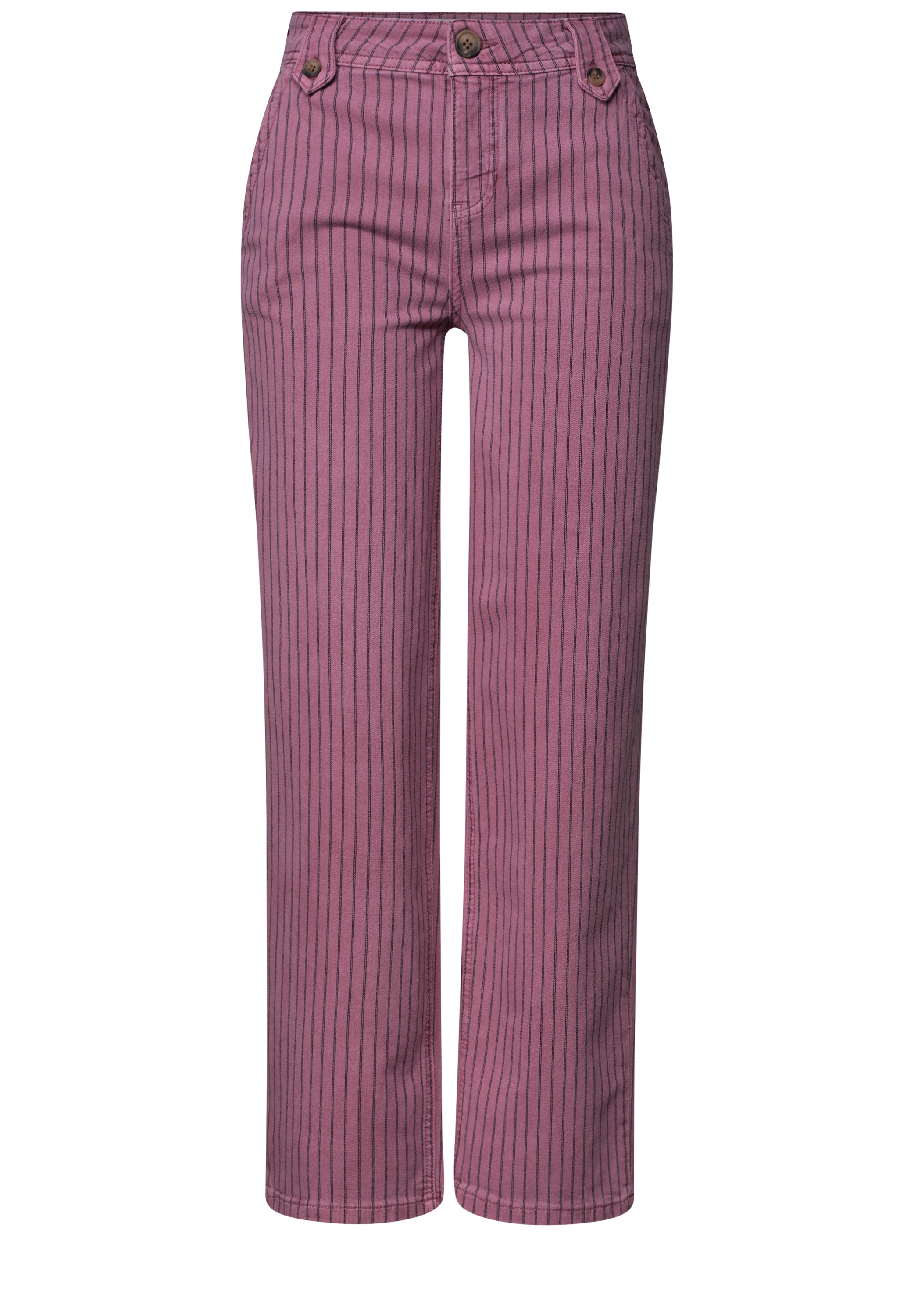 STREET ONE Straight-Jeans »Style Amalia« mit Streifen und Stretch