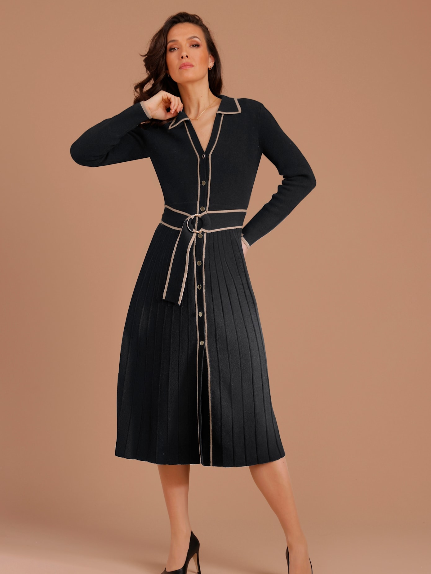 CREATION L PREMIUM Strickkleid »Woll-Strickkleid«