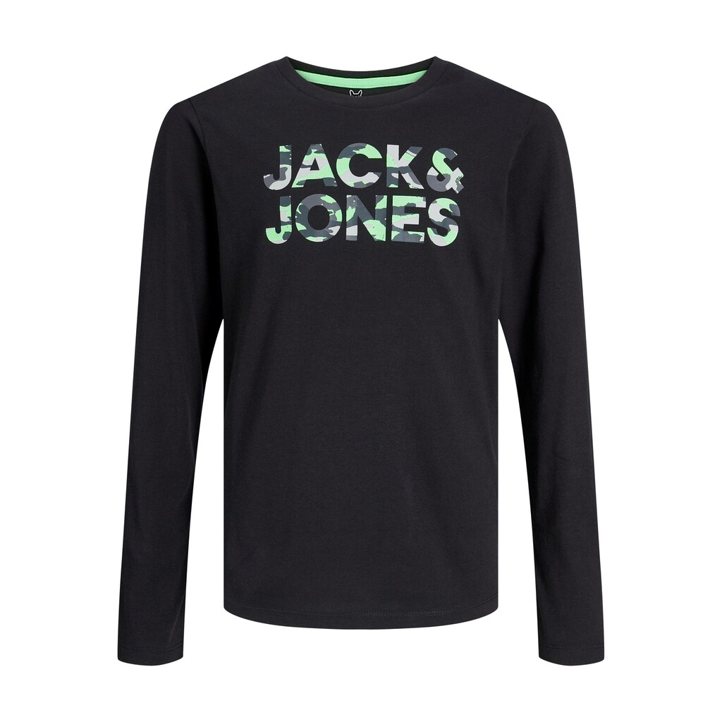 Jack & Jones Junior Langarmshirt »JJMILES TEE LS CREW NECK JNR«