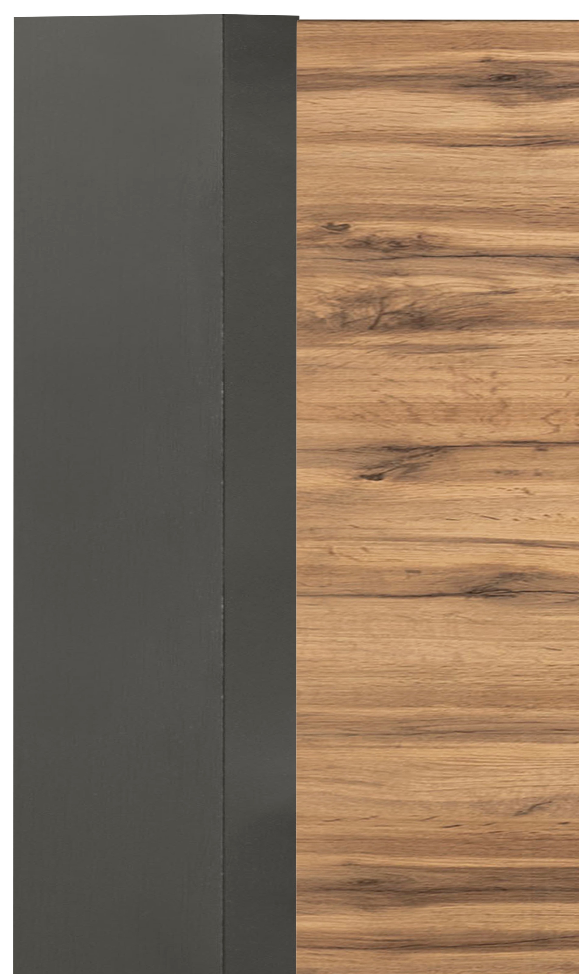 KOCHSTATION Eckhängeschrank »KS-Samos« mit Metallgriff