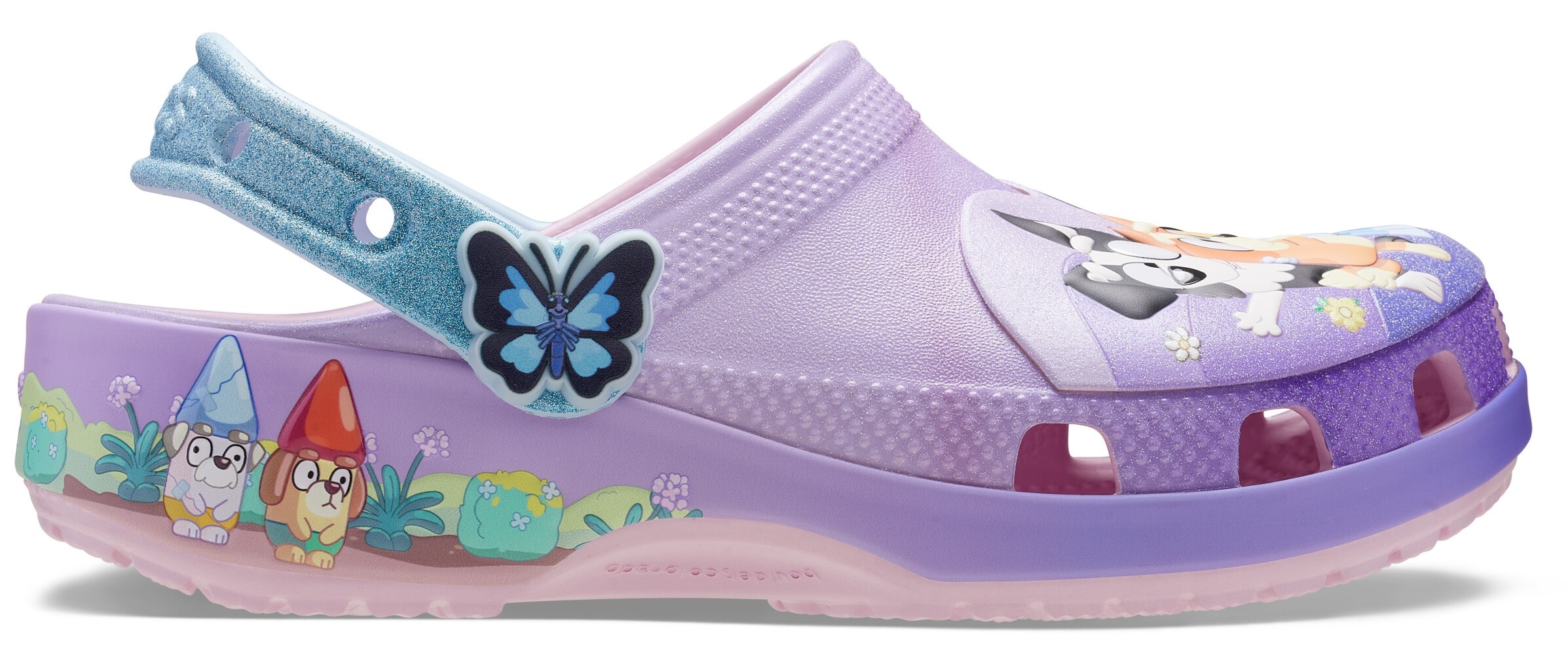 Crocs Clog »Bluey Multi Pink Classic«  Strandschuh, Sommerschuh, Hausschuh mit süßen Tiermotiven
