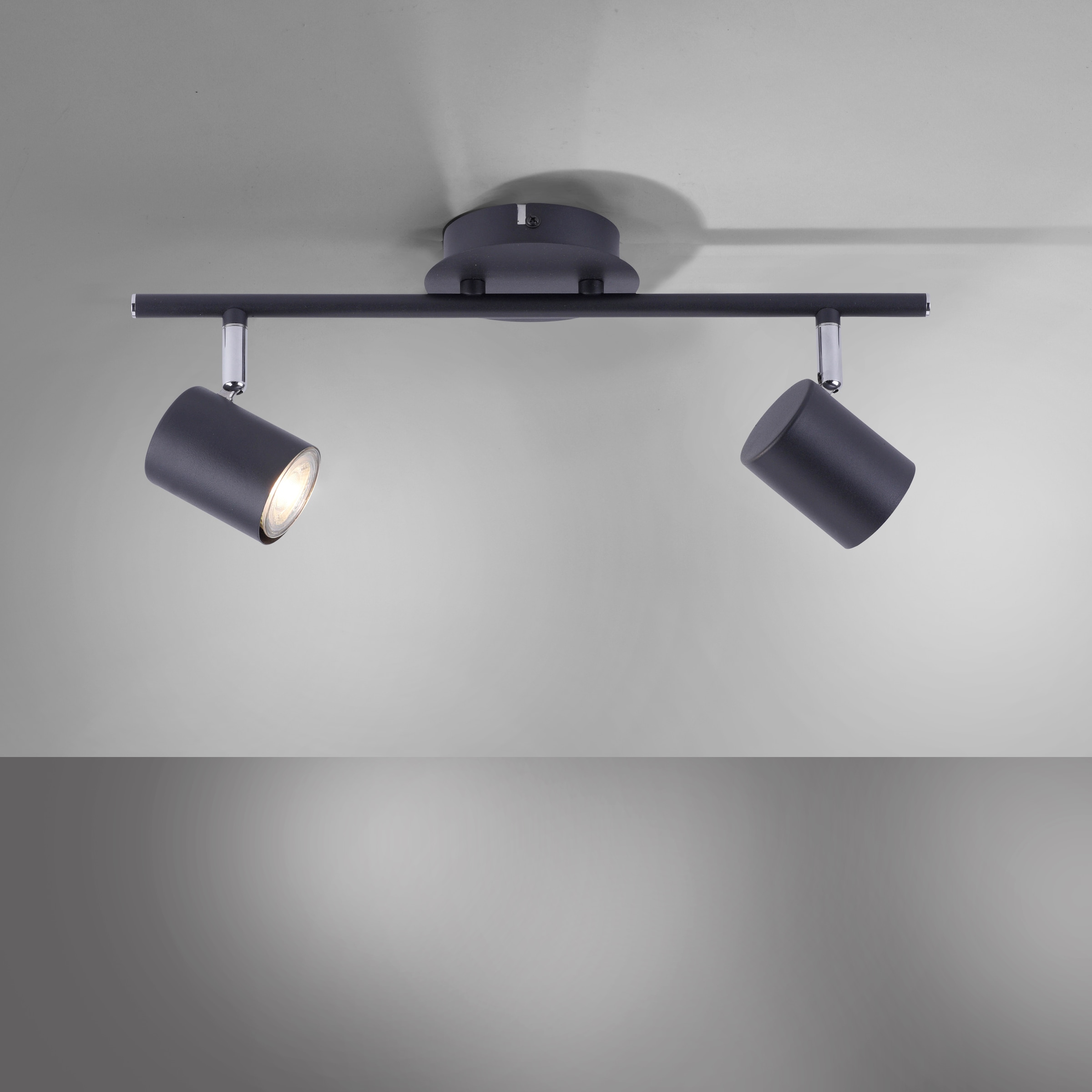 JUST LIGHT LED Deckenleuchte »TARIK«, 2 flammig, Leuchtmittel GU10 | LED wechselbar, LED