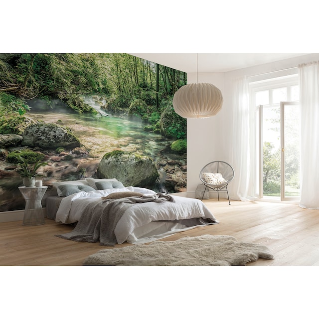 Komar Fototapete »Riverbed«, 368x254 cm (Breite x Höhe), inklusive Kleister  online kaufen bei OTTO