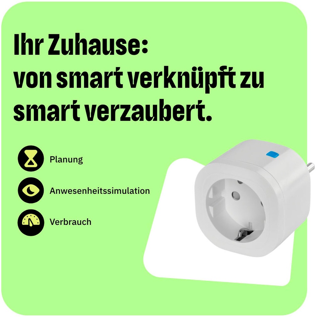 Omajin by Netatmo Steckdose »Smarter Zwischenstecker - 2er Bundle«, (2 St.)