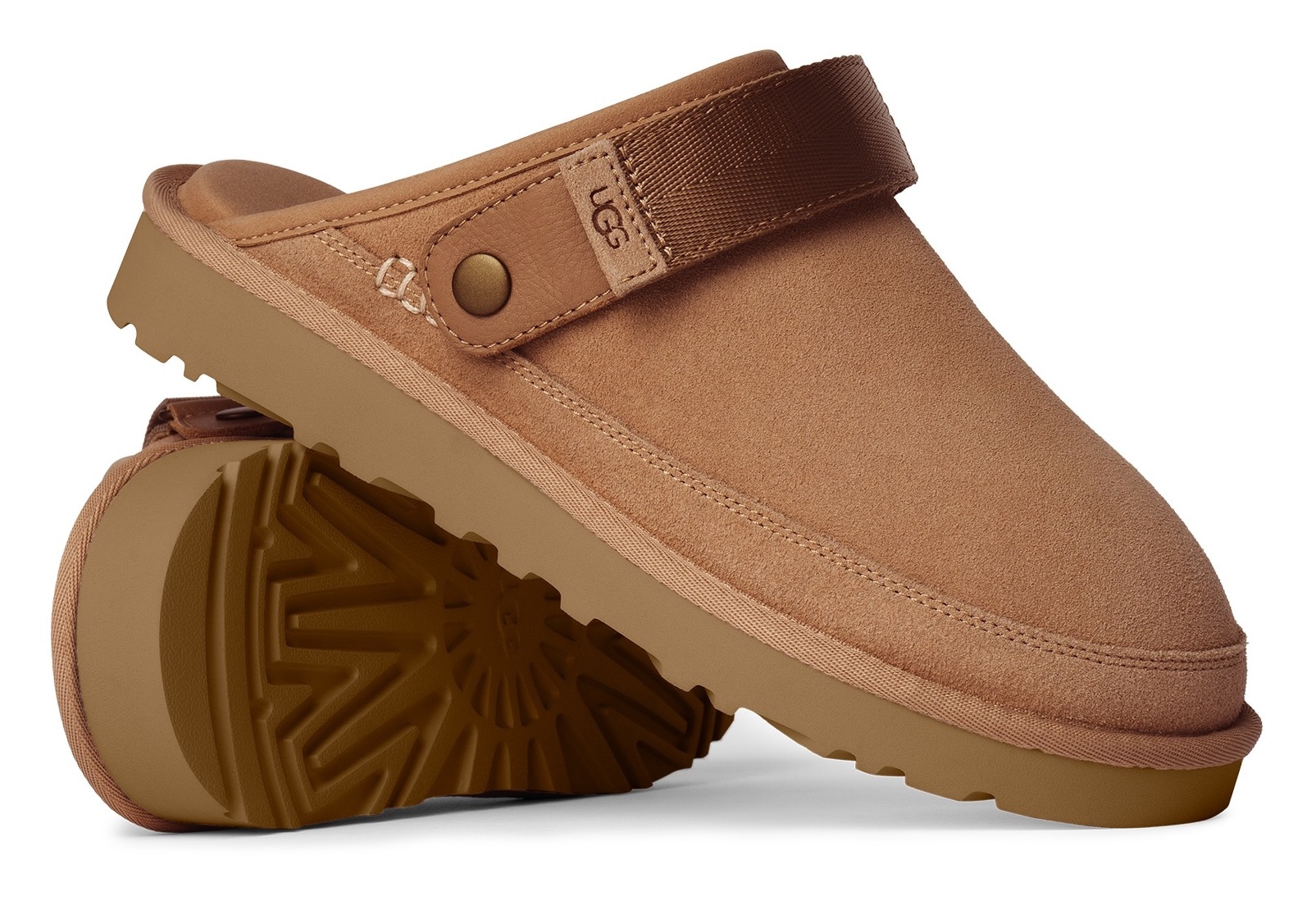 UGG Clog »Goldencoast Clog II«, Hausschuh, Slides, Mule mit gepolstertem Fußbett