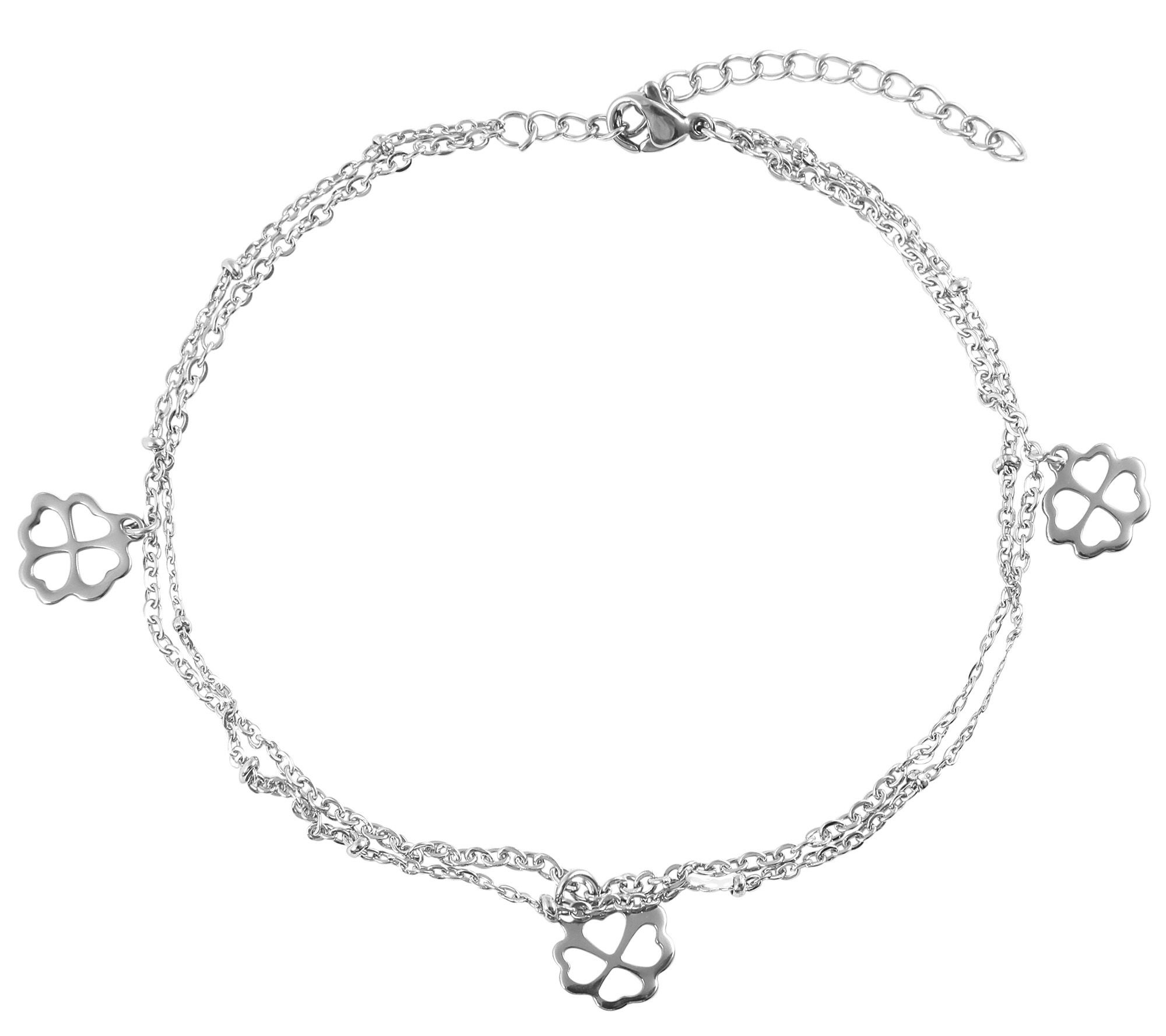 Adelia´s Armband »Damen Armband aus Edelstahl 24 cm«