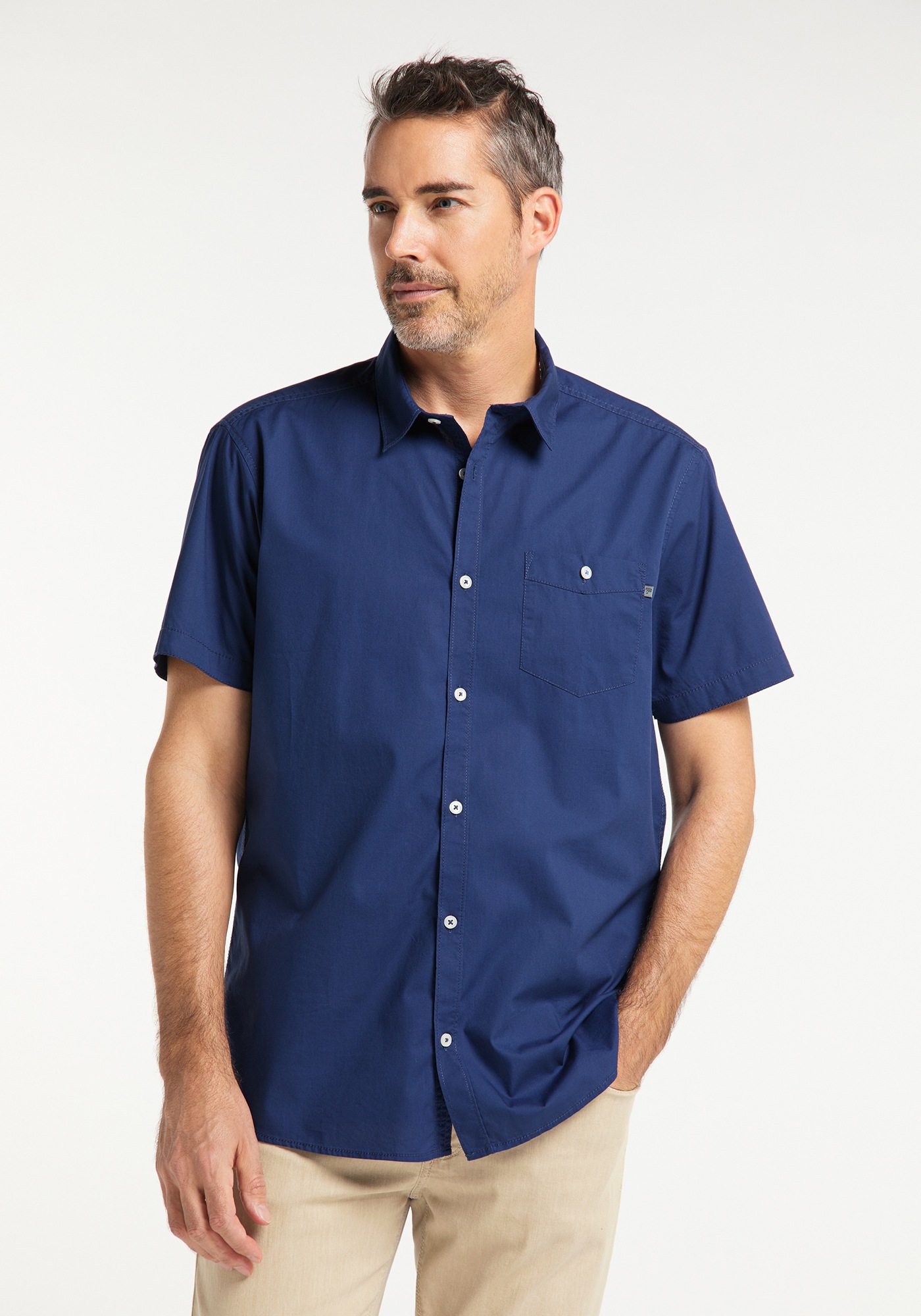 Pioneer Authentic Jeans Herrenhemd Uni Regular Fit