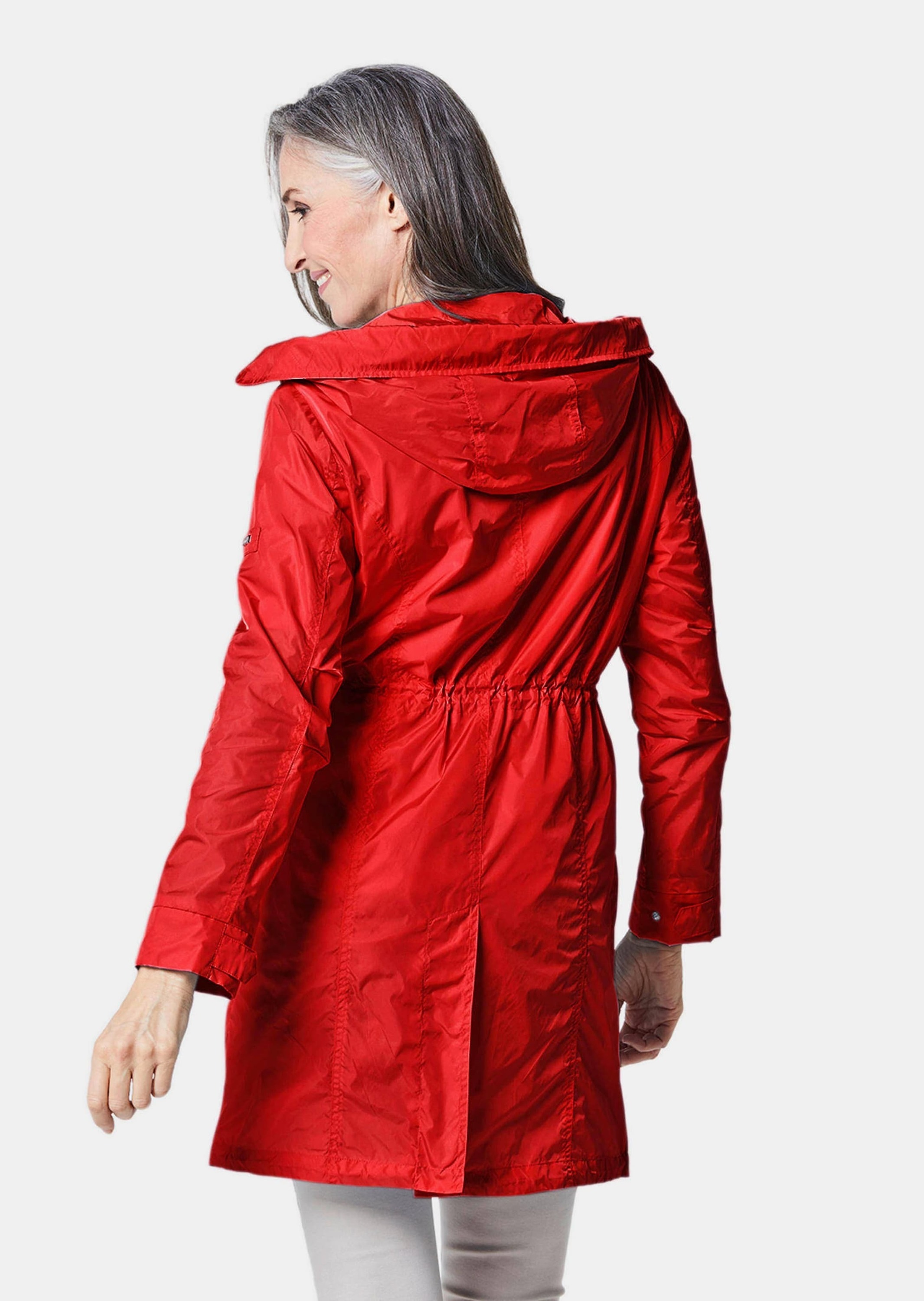 GOLDNER Kurzjacke »Kurzgröße Trendiger leichter Regen Parka aus funktionalem Material«