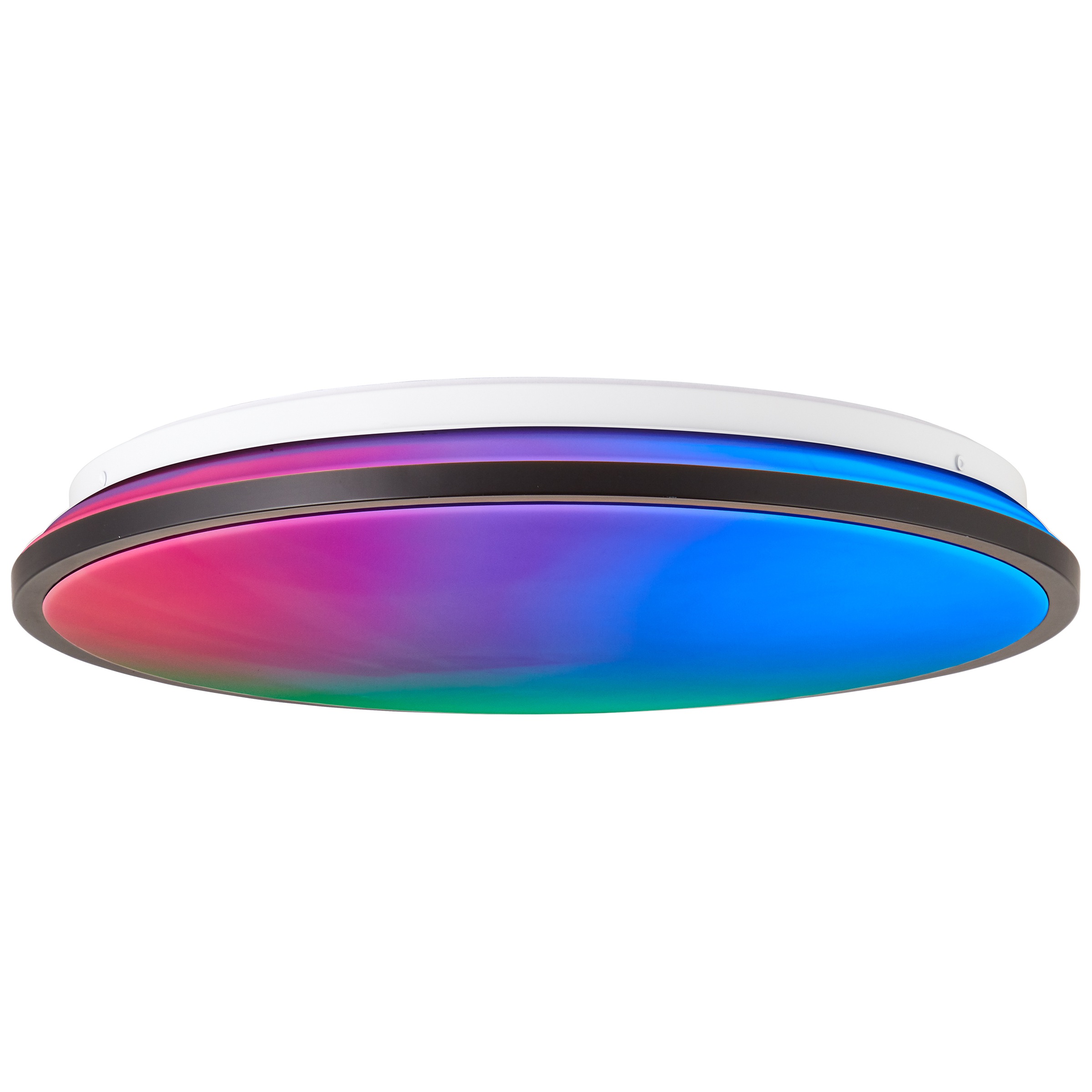 Brilliant LED Deckenleuchte »Heida«, 2500 lm, Ø 40 cm, Metall/Kunststoff, schwarz