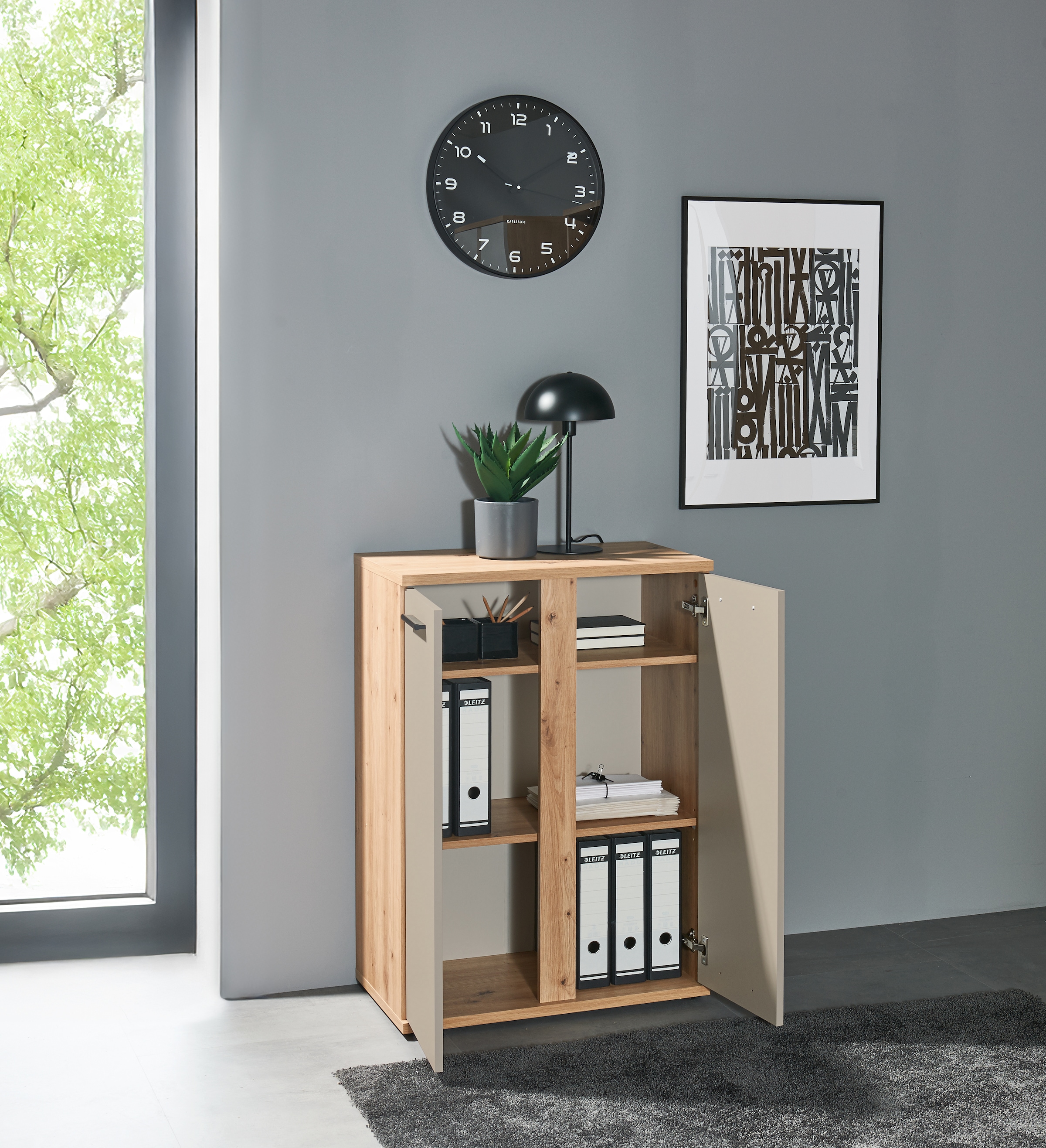 BEGA OFFICE Stauraumschrank »Kanada« 1 Stk. tlg. BxHxT: 68x95x38 cm, Softclose für Türen