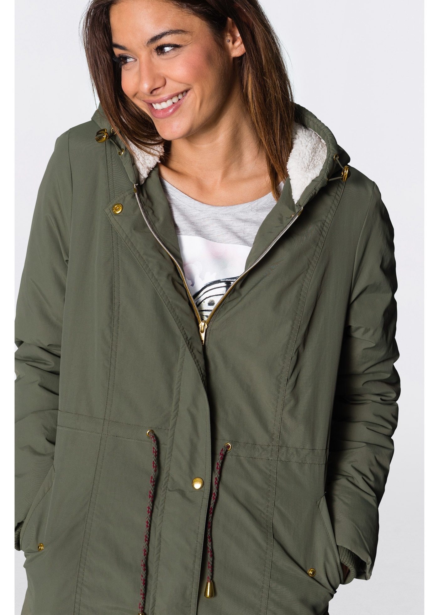 bonprix Parka mit Kapuze
