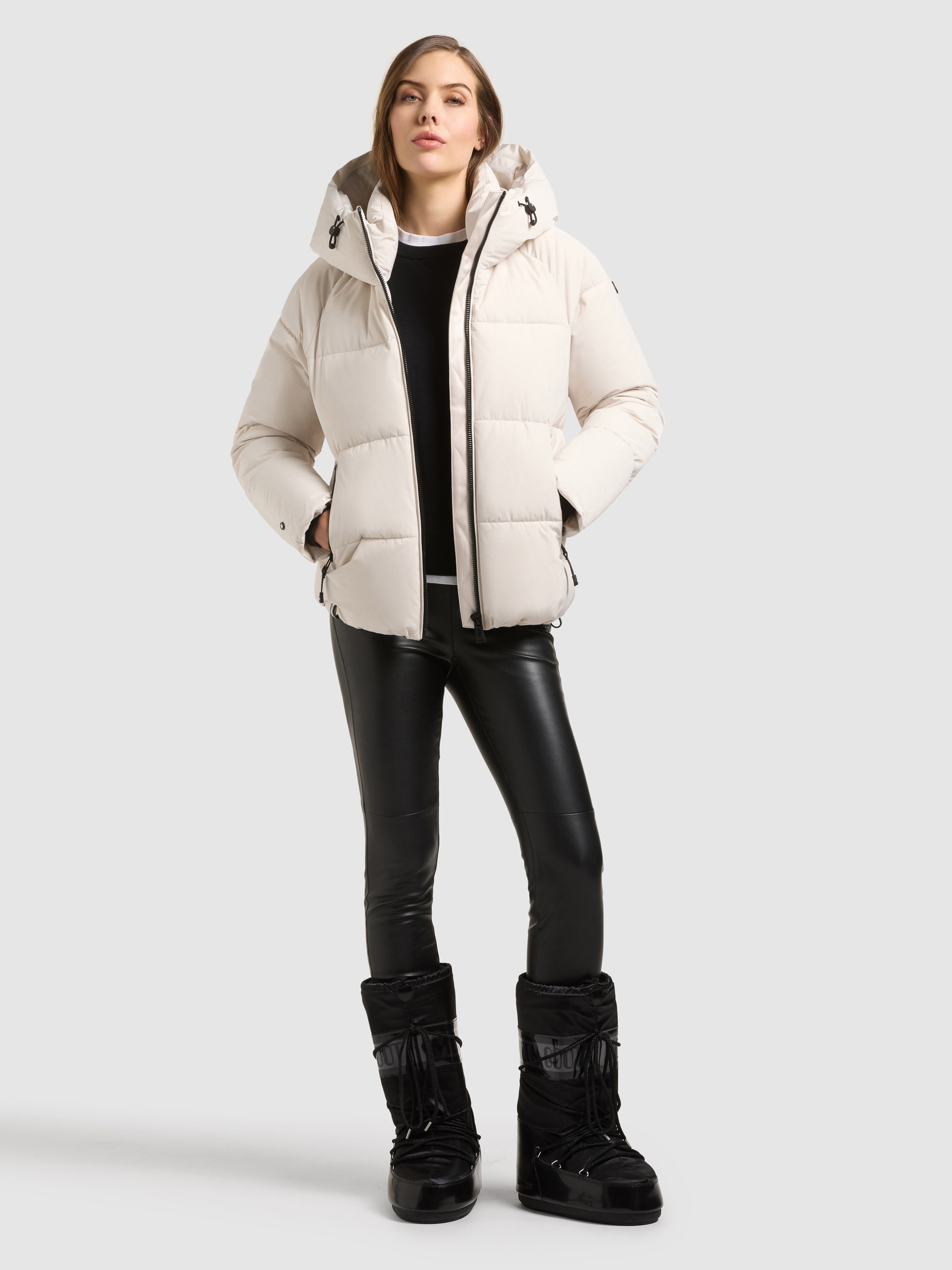 khujo Steppjacke »ONO2« mit Kapuze Loose Fit