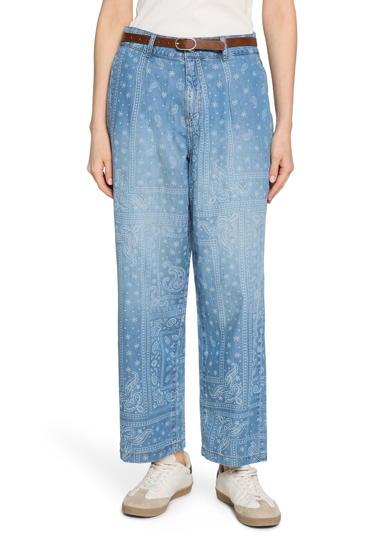 Cartoon Relaxhose »Casual-Hose mit Gürtel«