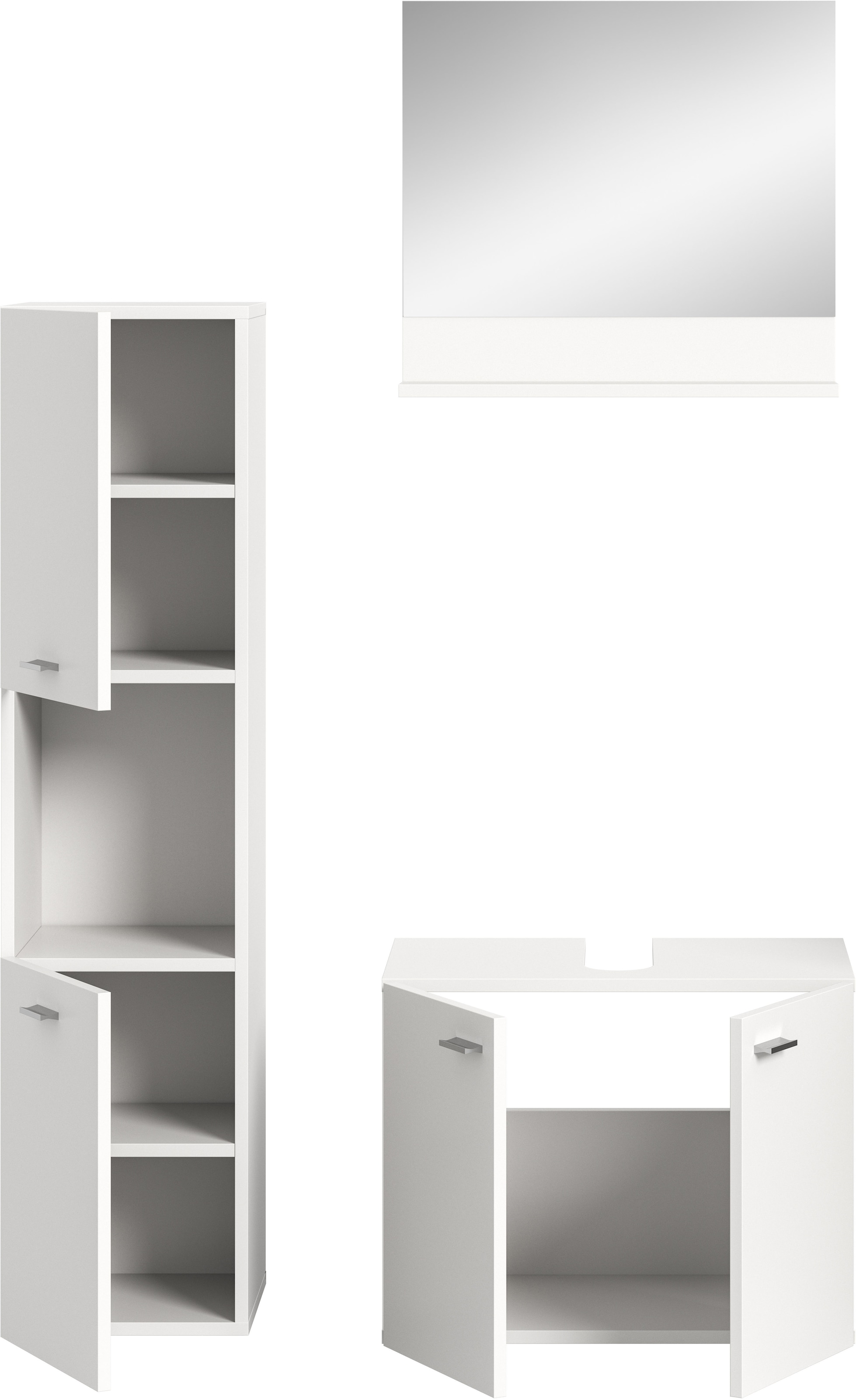 welltime Badmöbel-Set »Tampa, Breite 102cm, 3-teilig« 3 Stk. tlg.