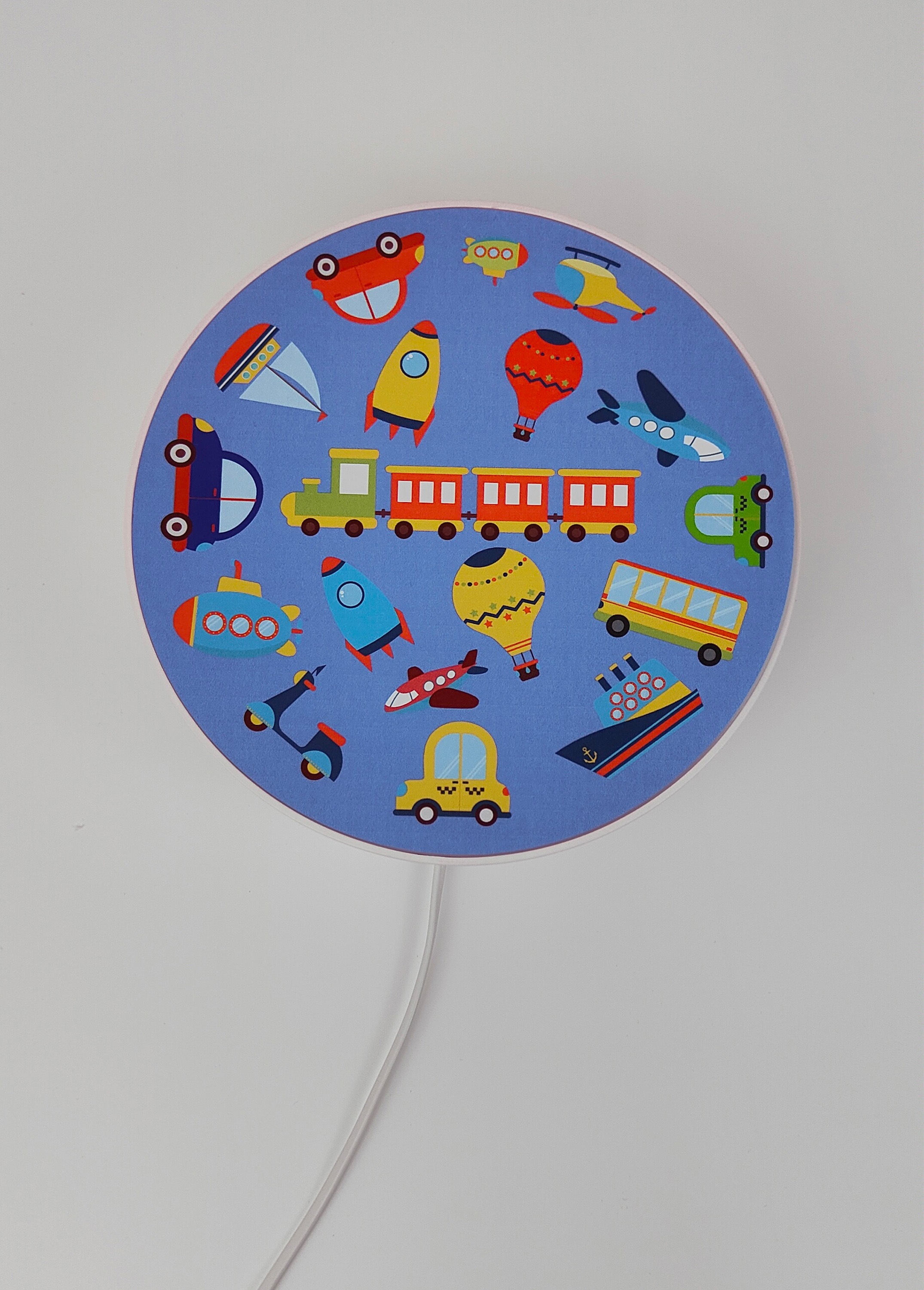 niermann Wandleuchte »Fahrzeuge, Kinderlame, Kinderzimmer« E14 1 Stk. Die Wandleuchte ist mit einem Eurostecker ausgestattet