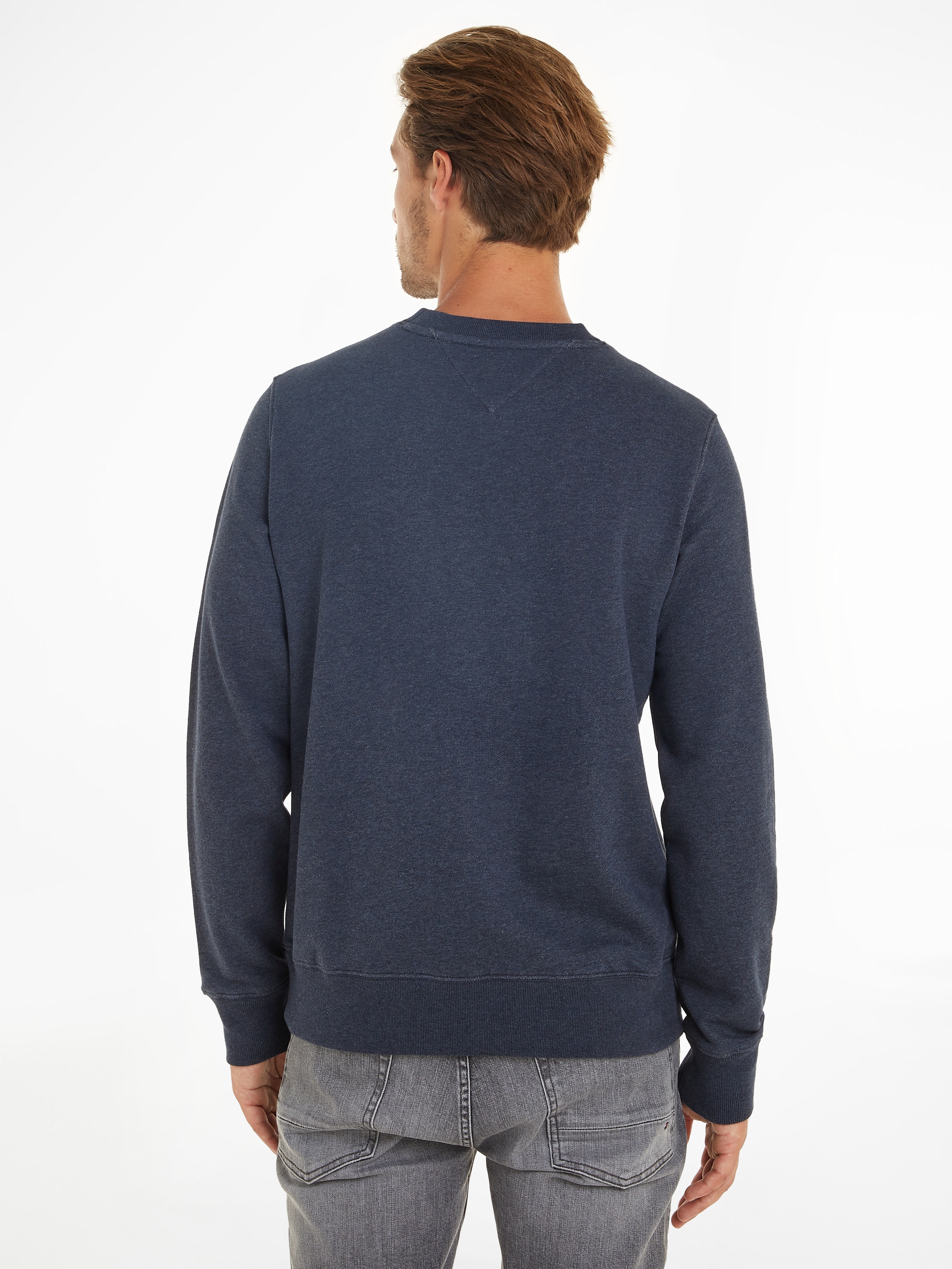 Tommy Hilfiger Sweatshirt »HILFIGER ARCHED HTR SWEATSHIRT«, mit gebrochenem Print