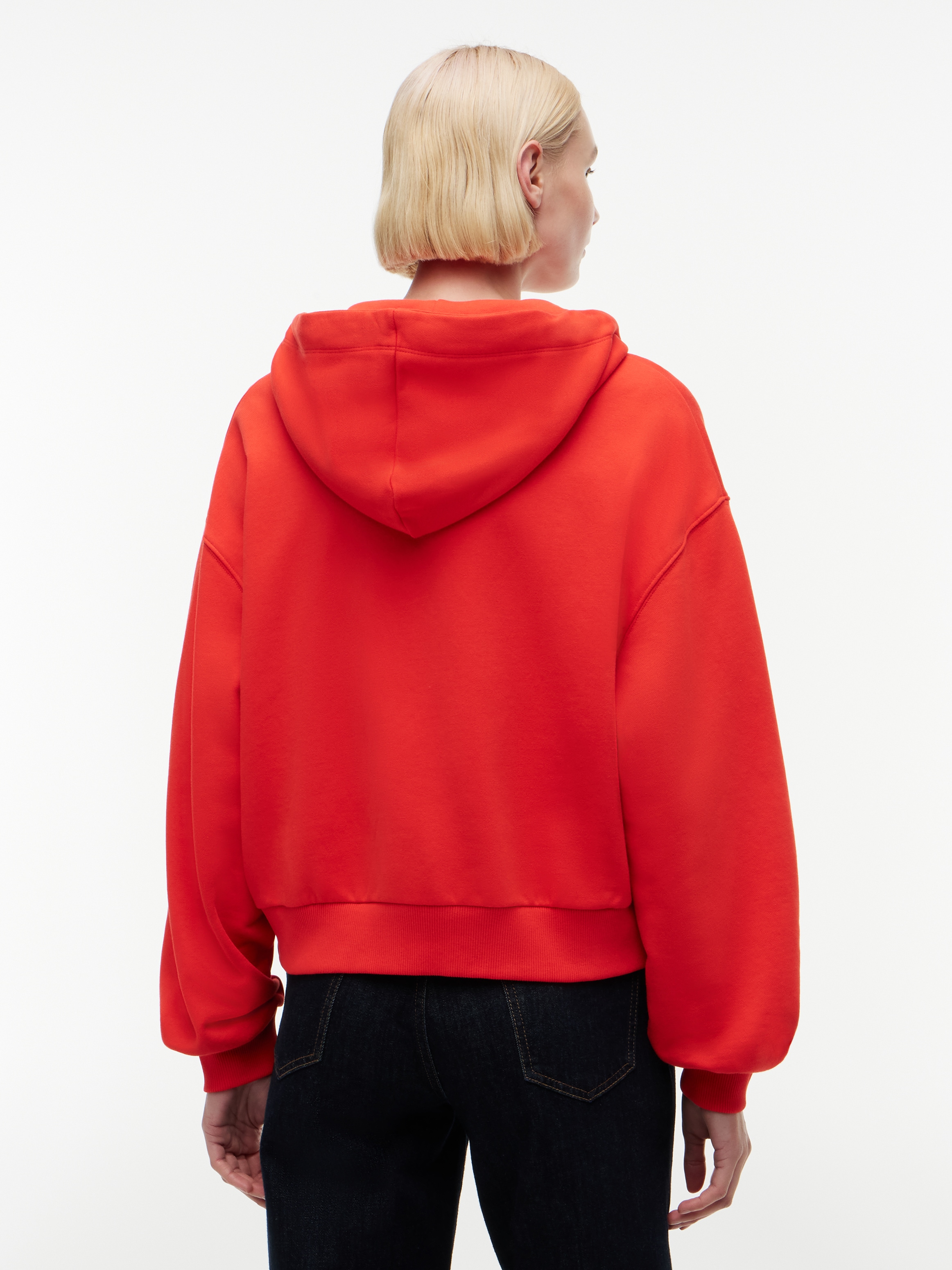 Tommy Hilfiger Kapuzensweatjacke »TH ROUNDAL ZIP-UP HOODIE« Baumwolle, Kapuze, Kängurutaschen