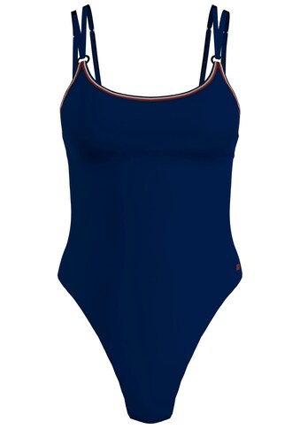 Tommy Hilfiger Swimwear Badeanzug »ONE PIECE«, mit Kontrasteinsätzen im Logodesign kaufen